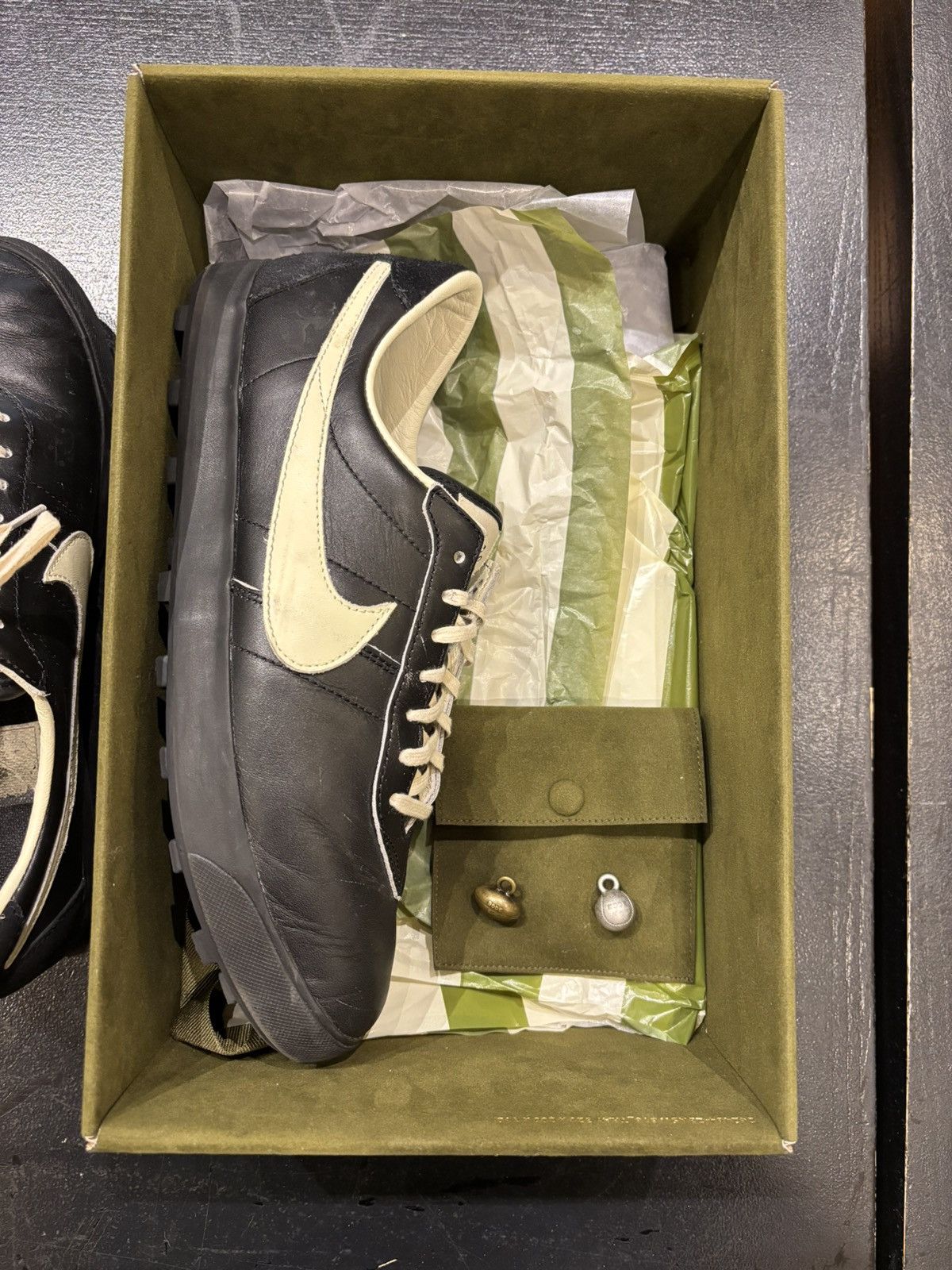 Bode × Nike Nike X Bode Astrograbber ‘Black Coconut Milk’ Size US 9 / EU 42 - 7 Thumbnail