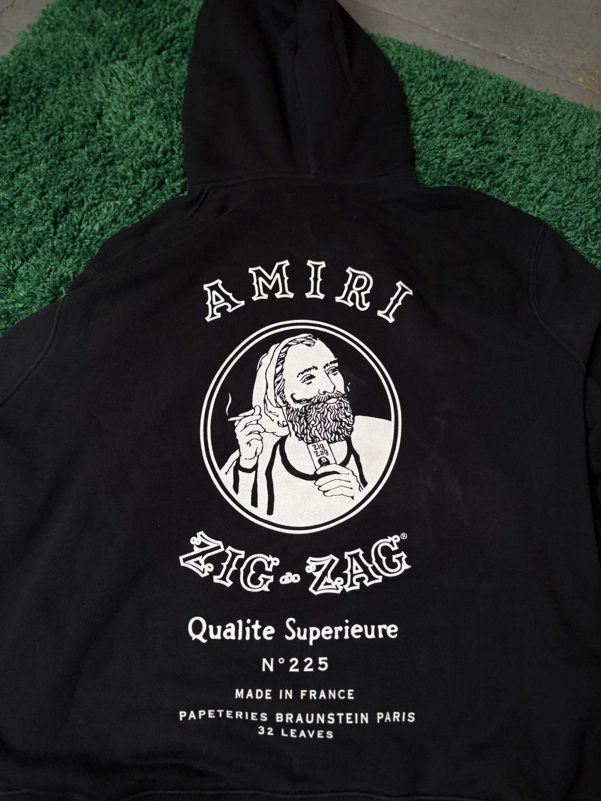 Amiri Amiri Zig Zag Hoodie Black Size XXL Size US XXL / EU 58 / 5 - 3 Thumbnail