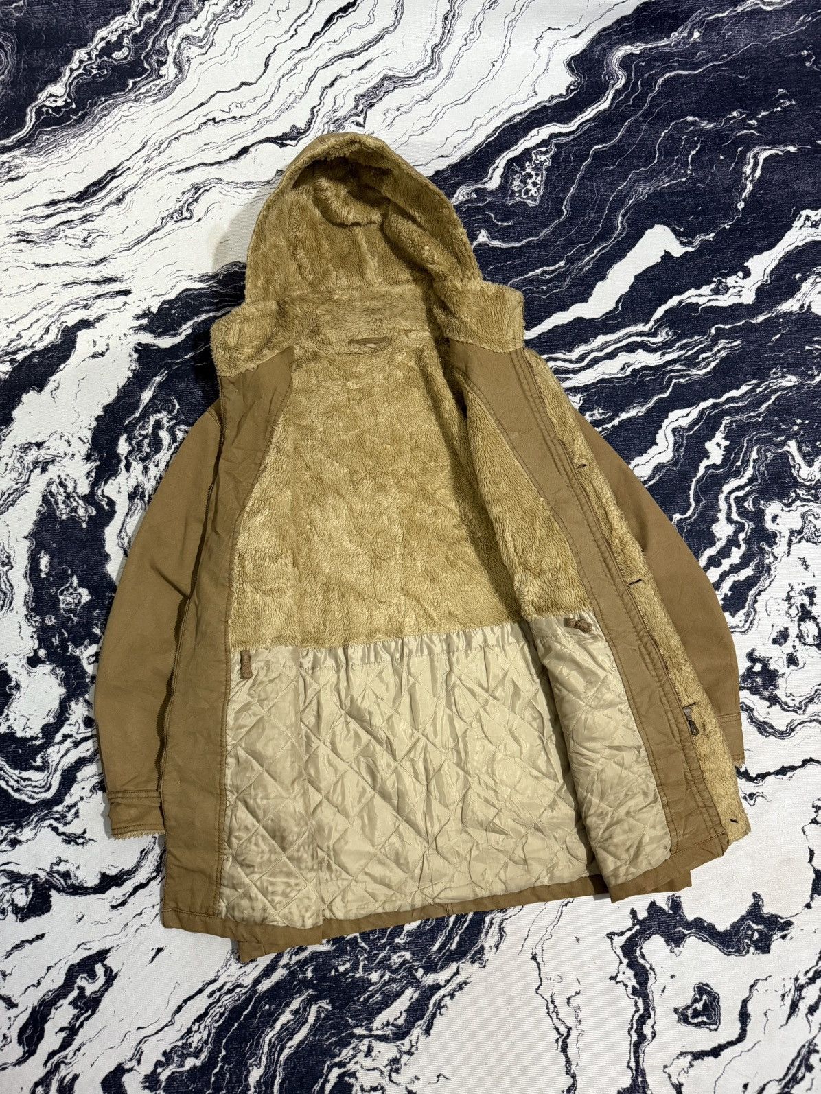 Vintage Vintage uniqlo long parka canvas jacket Size US L / EU 52-54 / 3 - 6 Thumbnail