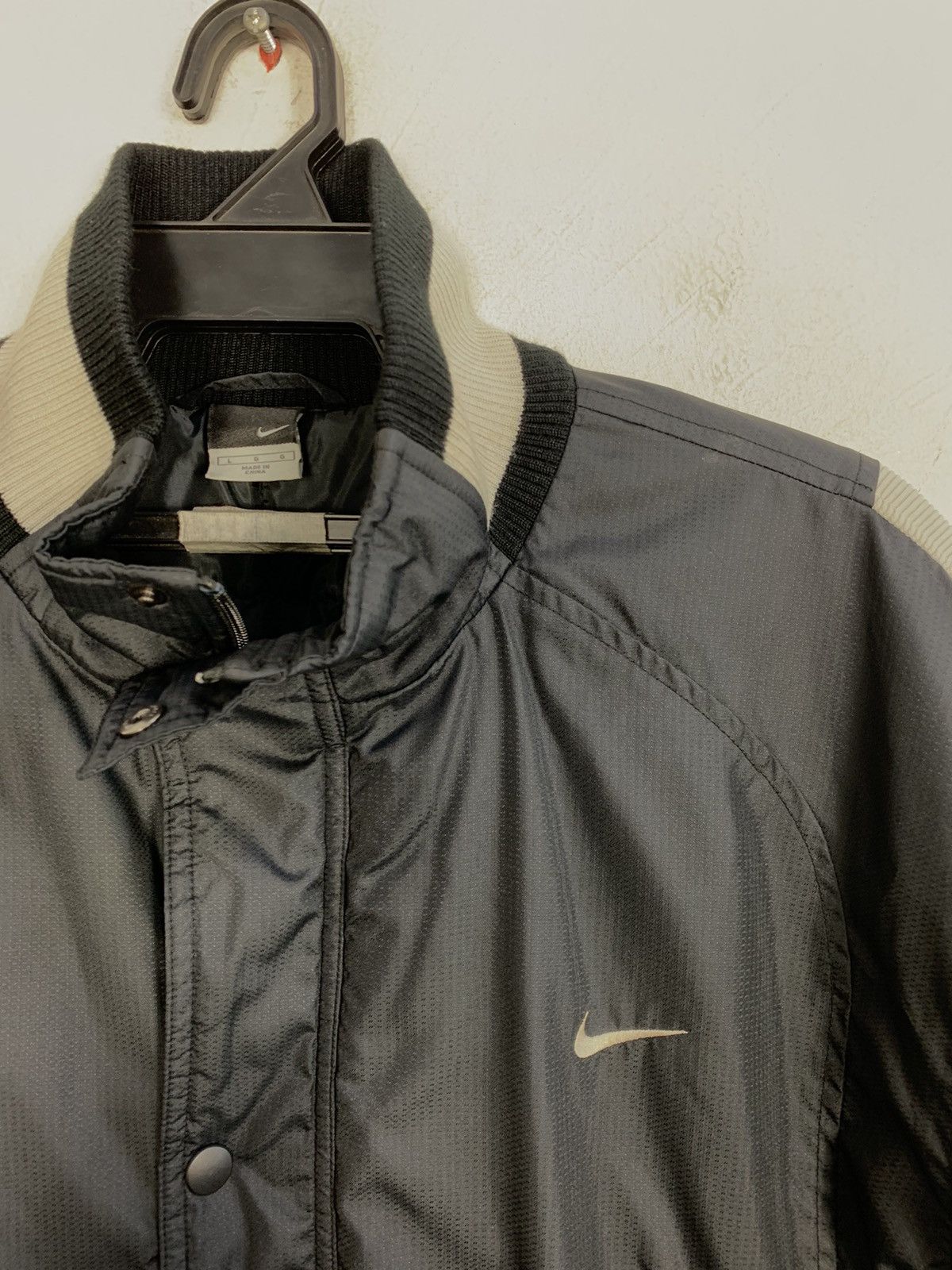 Nike Nike Swoosh Athletic Quilted Padded Parka Coach Jacket Size US L / EU 52-54 / 3 - 6 Thumbnail