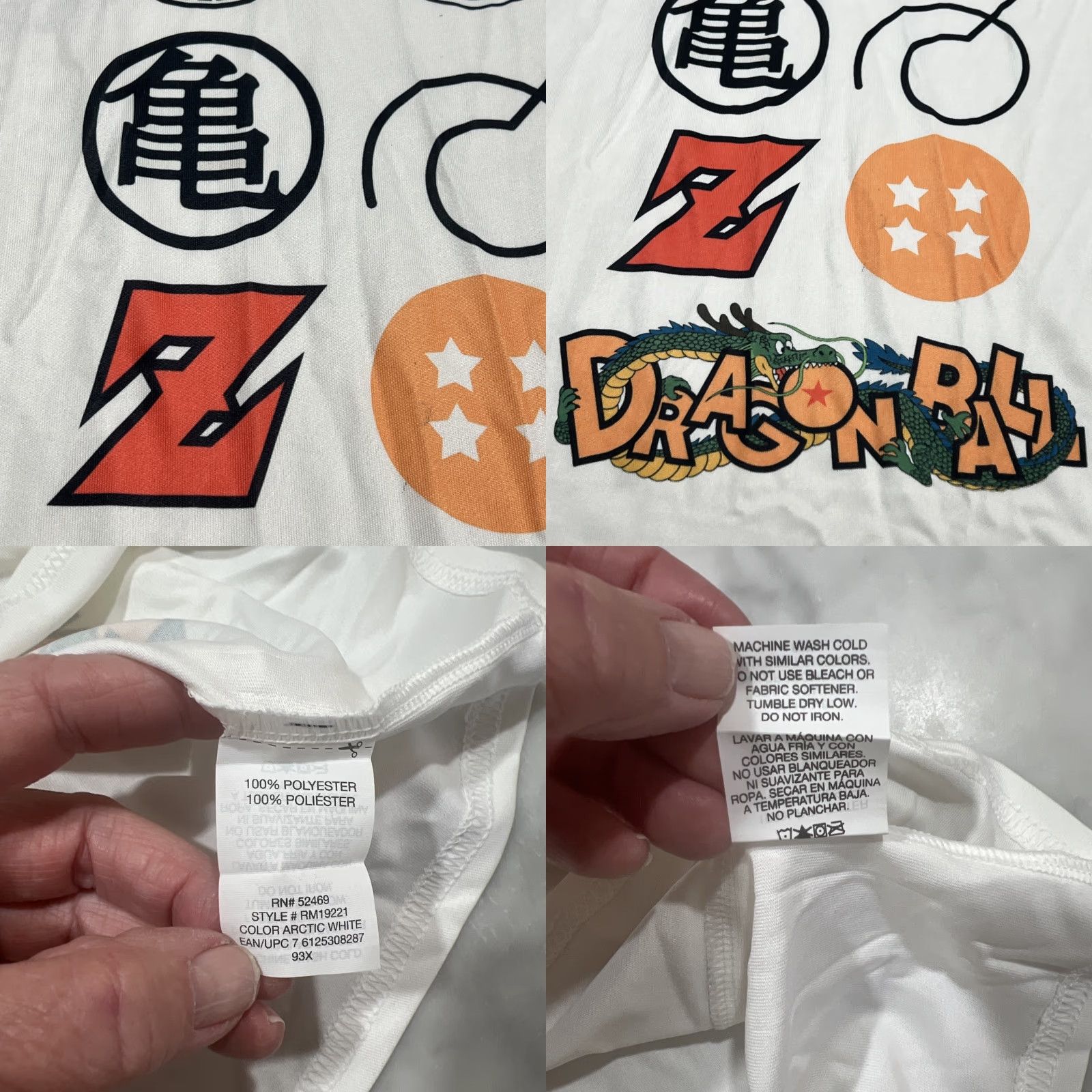 Vintage VINTAGE Dragonball Capsule Corp Russell Dri Power T Shirt Men Large Polyester NWT Size US L / EU 52-54 / 3 - 10 Thumbnail