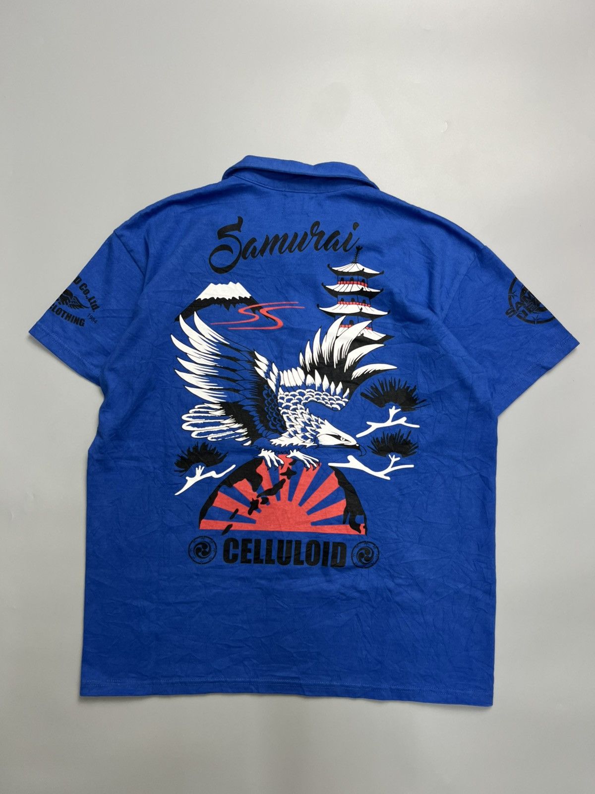 Samurai Jeans Samurai Jeans 'Celluloid Pheonix' Polo Tshirts Size US L / EU 52-54 / 3 - 1 Thumbnail