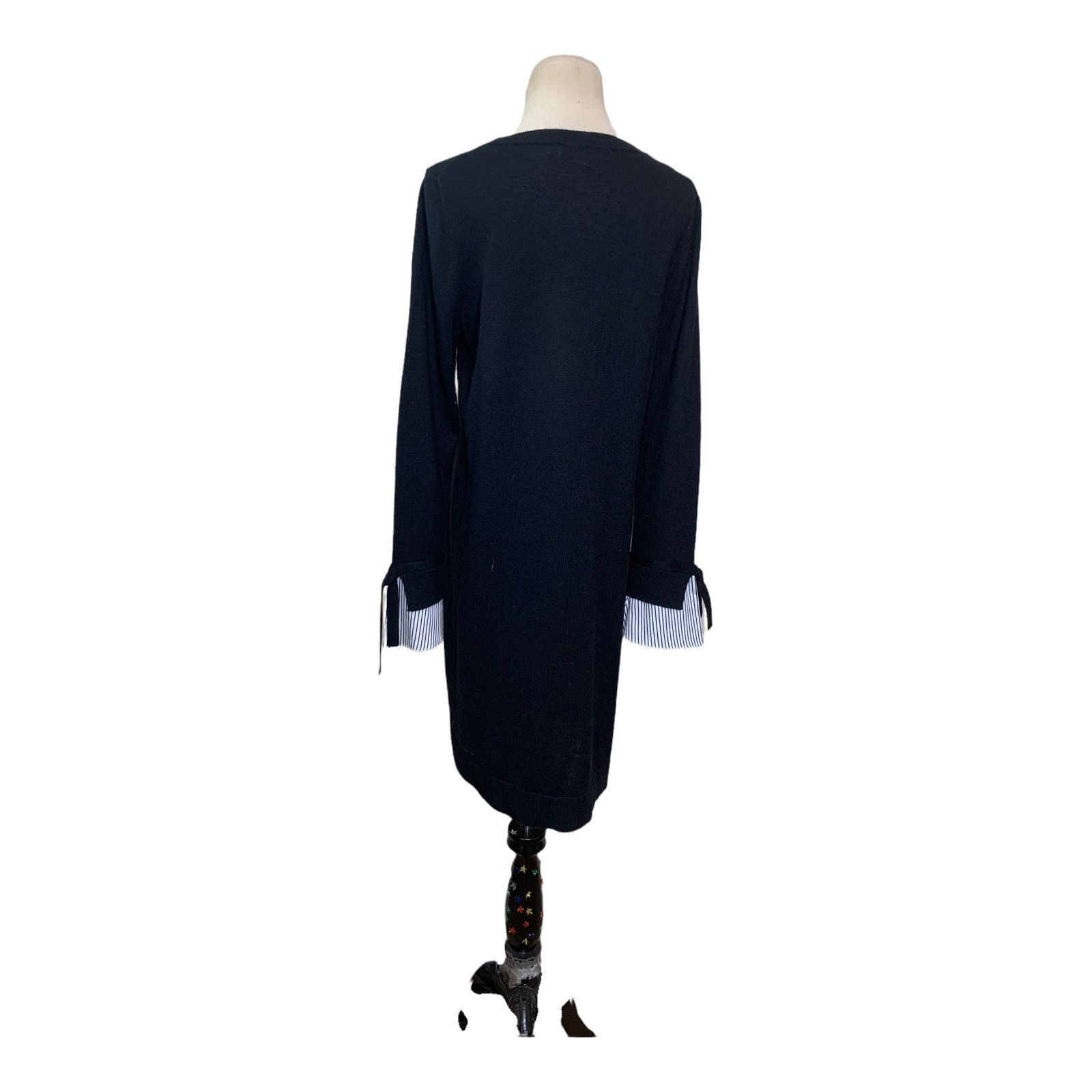 Loft Loft black knit long sleeves mini dress size M Size M / US 6-8 / IT 42-44 - 2 Thumbnail