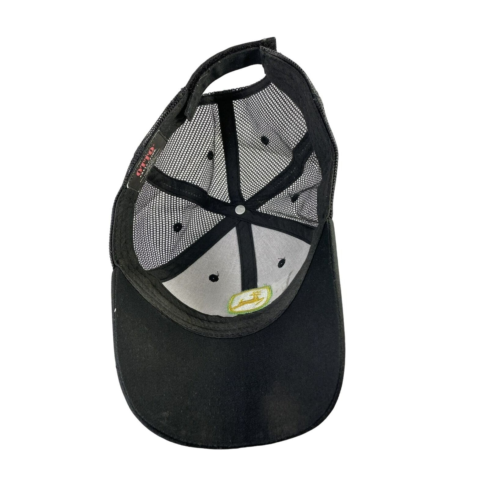 John Deere Black And Green JOHN DEERE Logo Trucker Otto Hat 25th Annive Size ONE SIZE - 7 Thumbnail