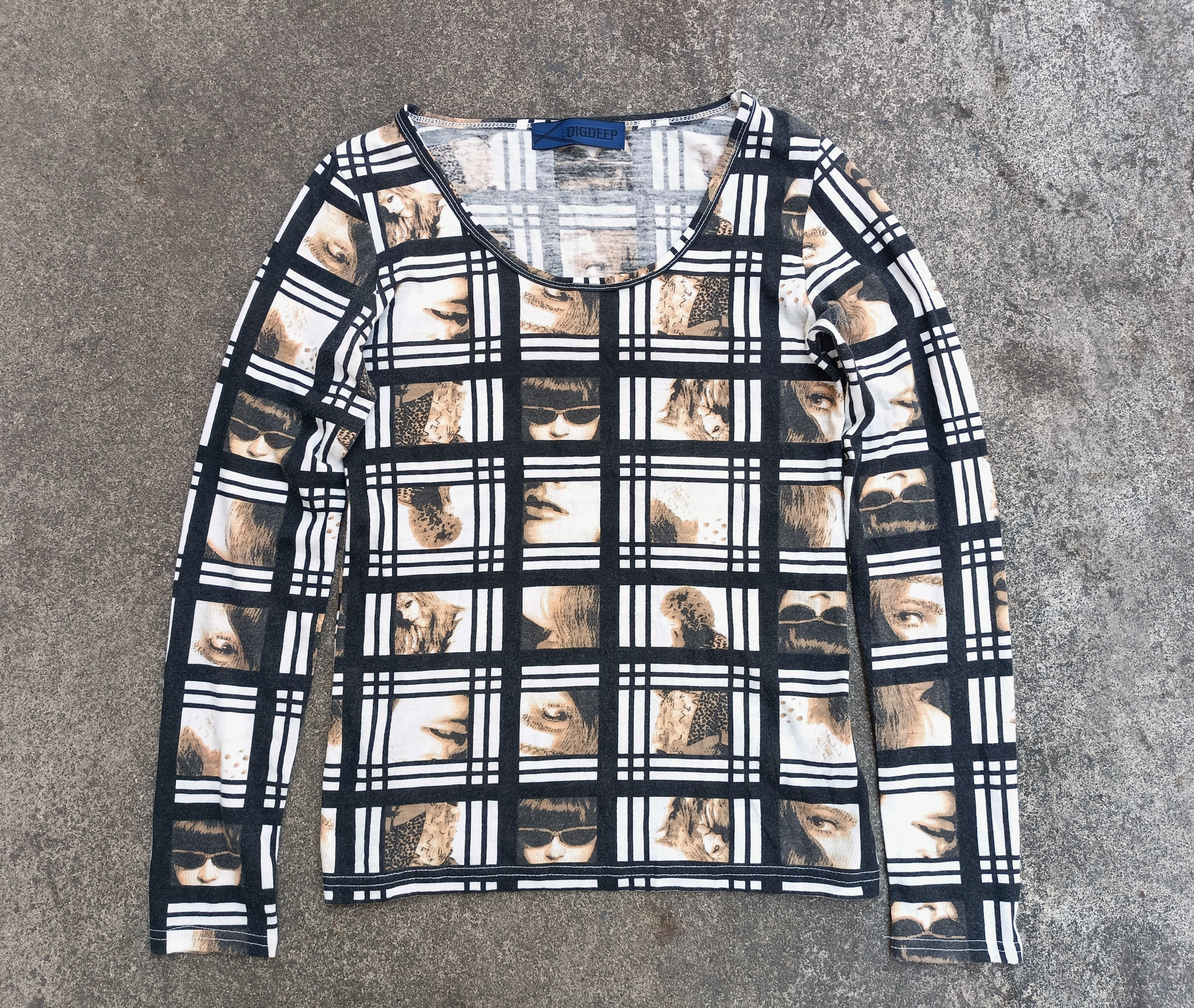 Japanese Brand (S498) Dig Deep Japan Long Sleeve T Shirt M Size M / US 6-8 / IT 42-44 - 1 Thumbnail