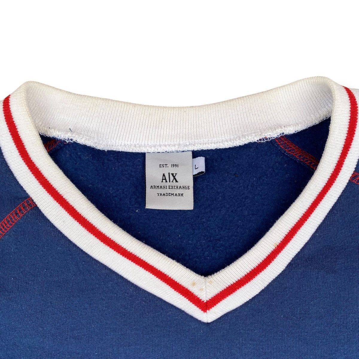 Armani Exchange × Vintage Vintage 90s Armani Exchange Sweatshirt. #F4 Size US L / EU 52-54 / 3 - 3 Thumbnail