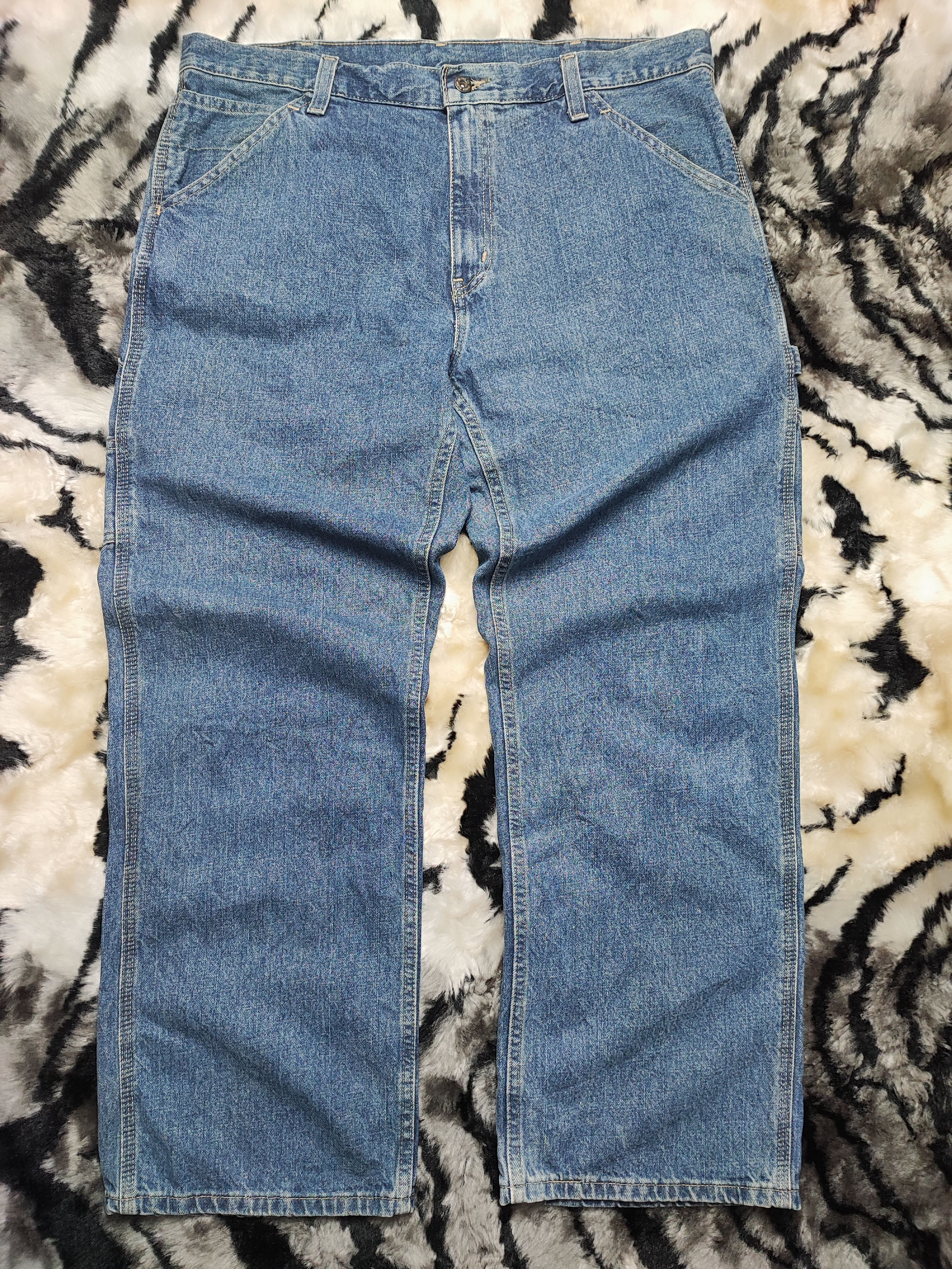 Faded Glory × Vintage Crazy Vintage Baggy Carpenter Jeans Size US 38 / EU 54 - 4 Thumbnail