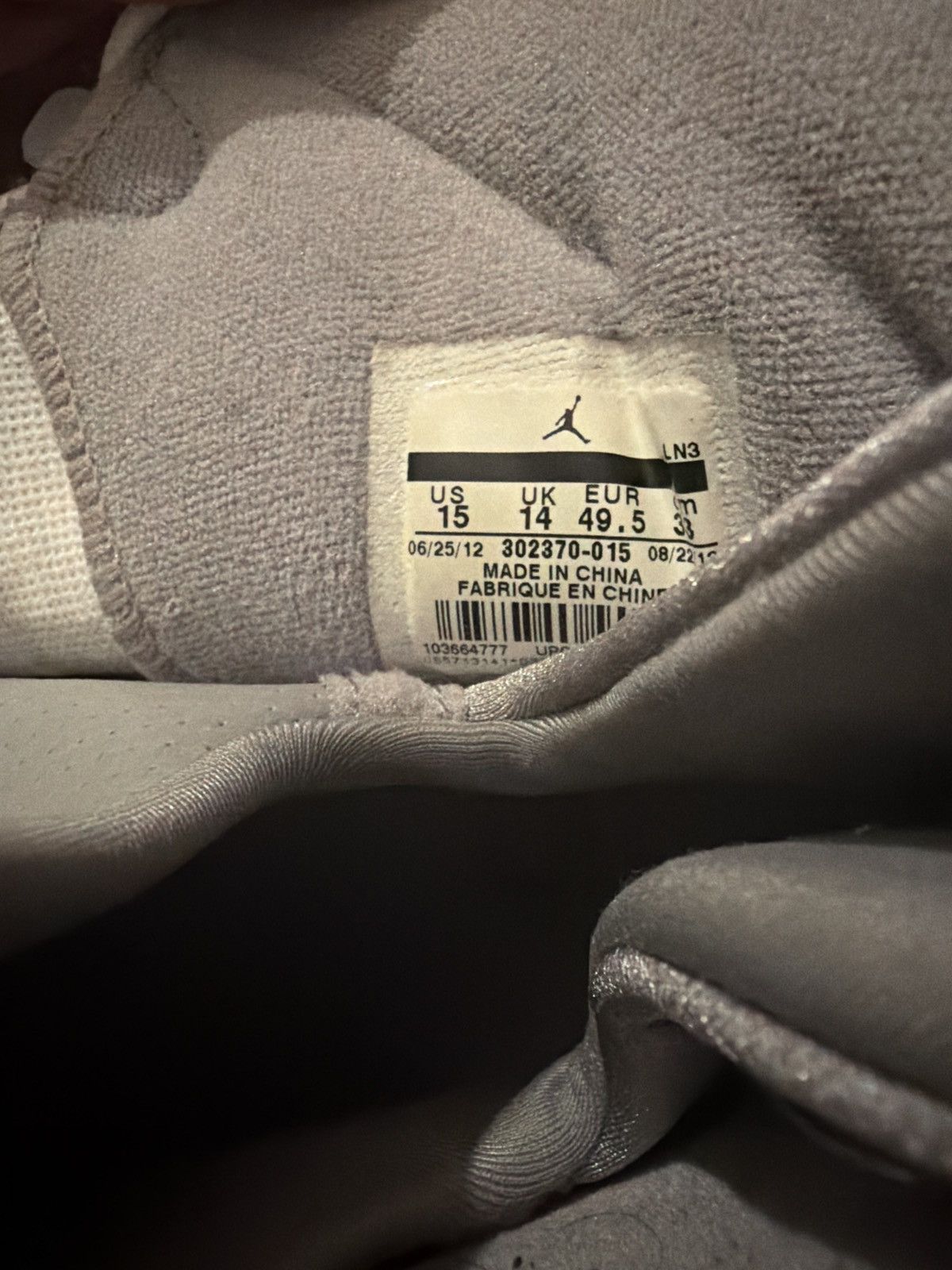 Jordan Brand Nike Air Jordan 9 Retro Cool Grey Size US 15 / EU 48 - 6 Thumbnail