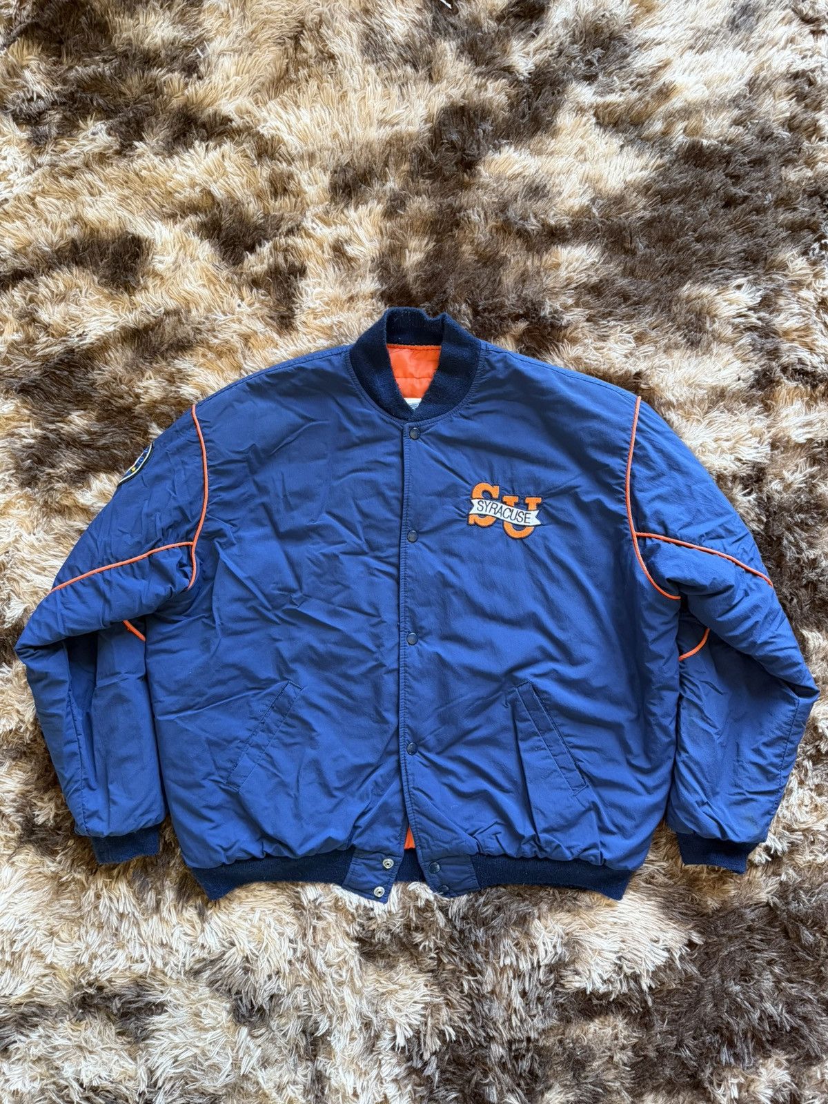 Starter Syracuse University CBB Vintage Starter Jacket Size US XL / EU 56 / 4 - 1 Thumbnail