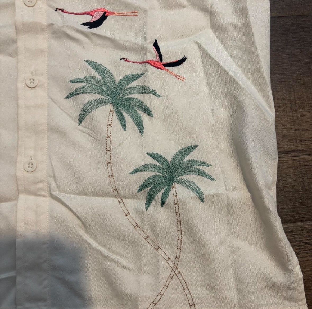 Other White stitched button up shirt by the weekender Size US M / EU 48-50 / 2 - 2 Thumbnail