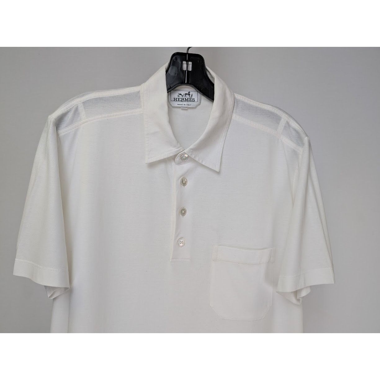 Hermes o1rshd1 CC20 Polo Shirt in White Size US M / EU 48-50 / 2 - 5 Thumbnail