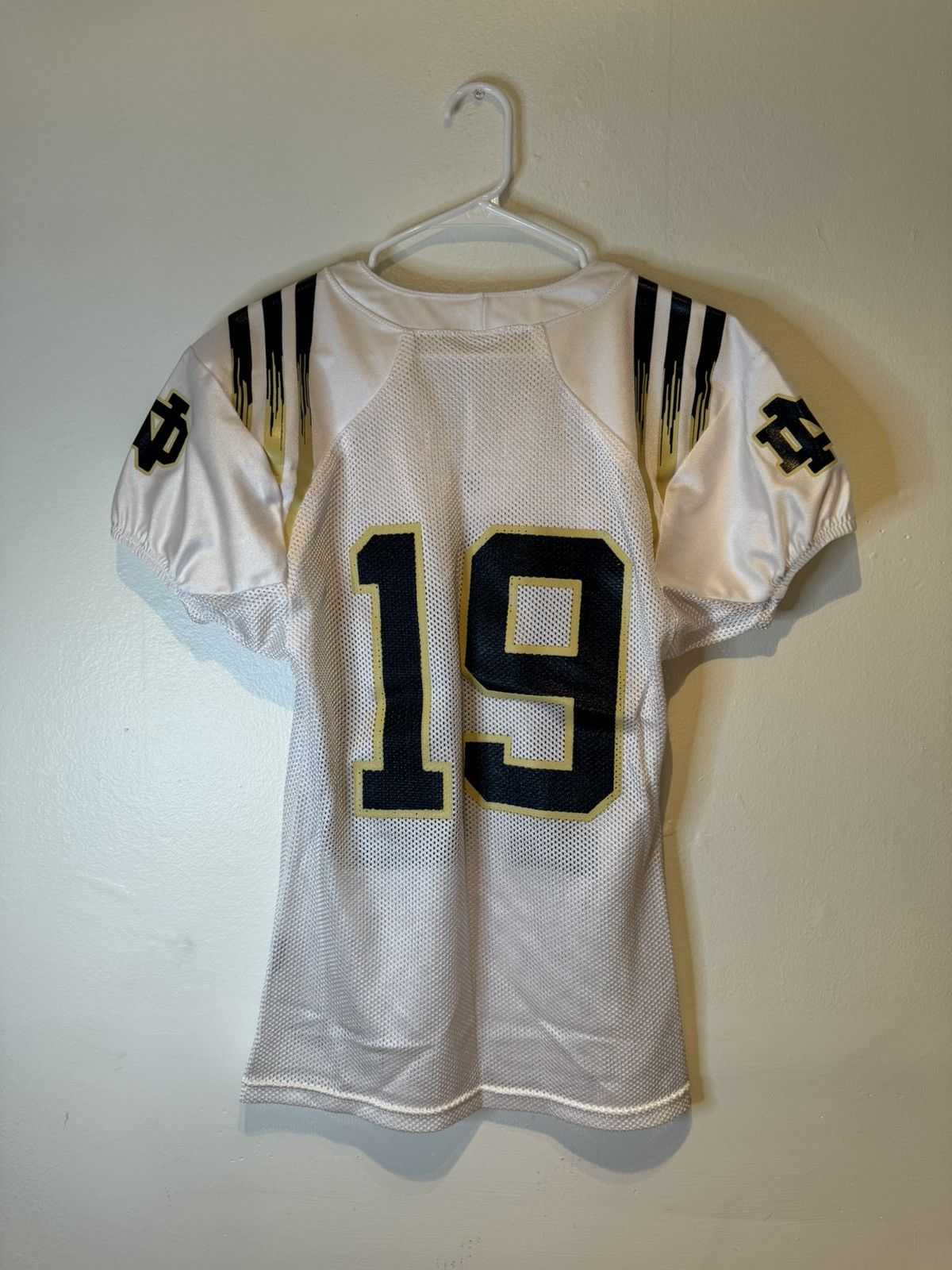 Adidas Adidas Notre Dame Fighting #19 Game Worn Jersey Size 44 Size US L / EU 52-54 / 3 - 5 Thumbnail
