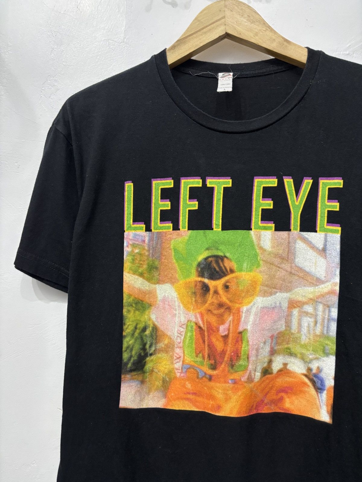 Rap Tees Vintage Left Eye TLC Rap Tees Size US L / EU 52-54 / 3 - 3 Thumbnail
