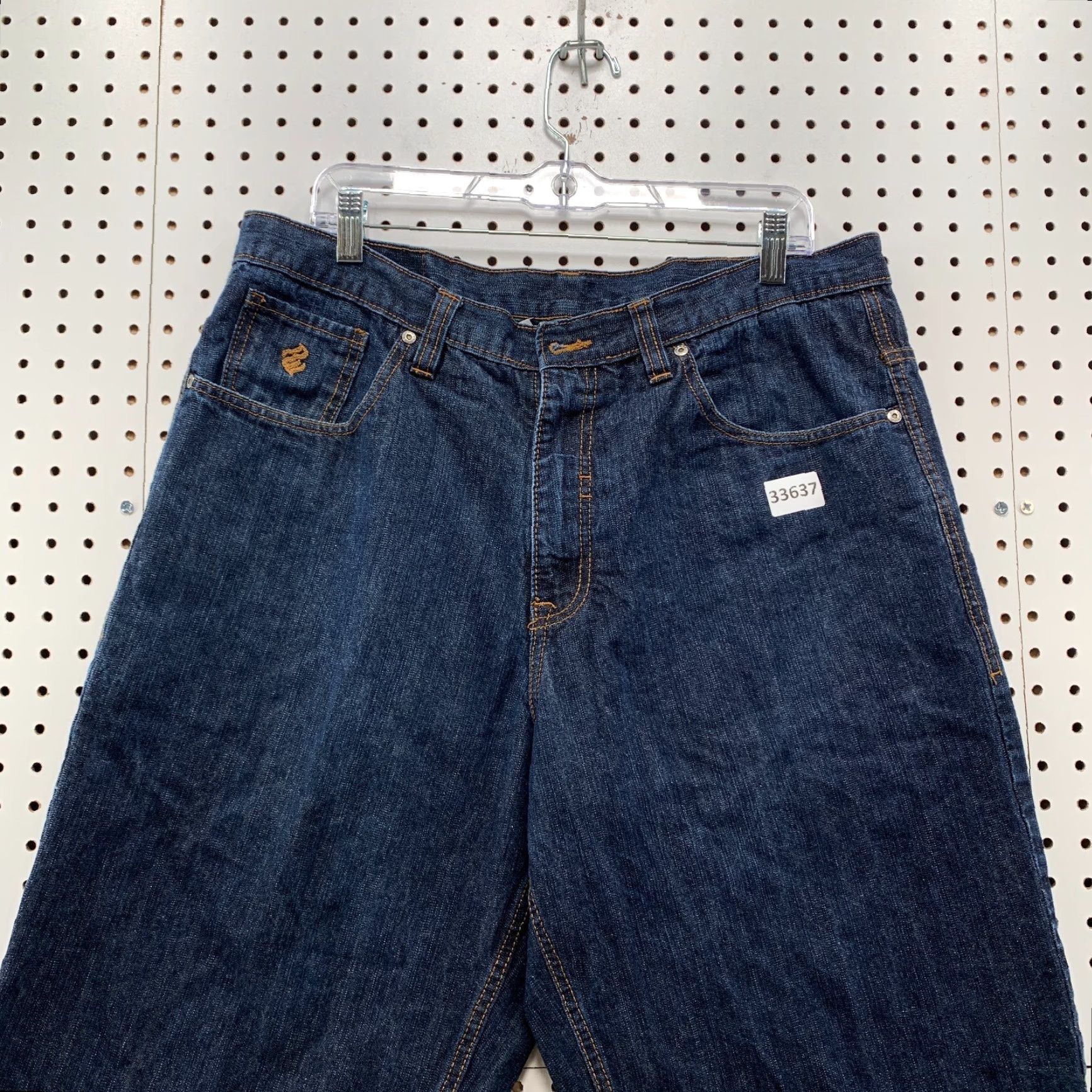 Rocawear VINTAGE Rocawear Denimi Blue Shorts Mens FITS 36X13 Bermuda Hip Hop Logo 36 Blue Size US 36 / EU 52 - 6 Thumbnail