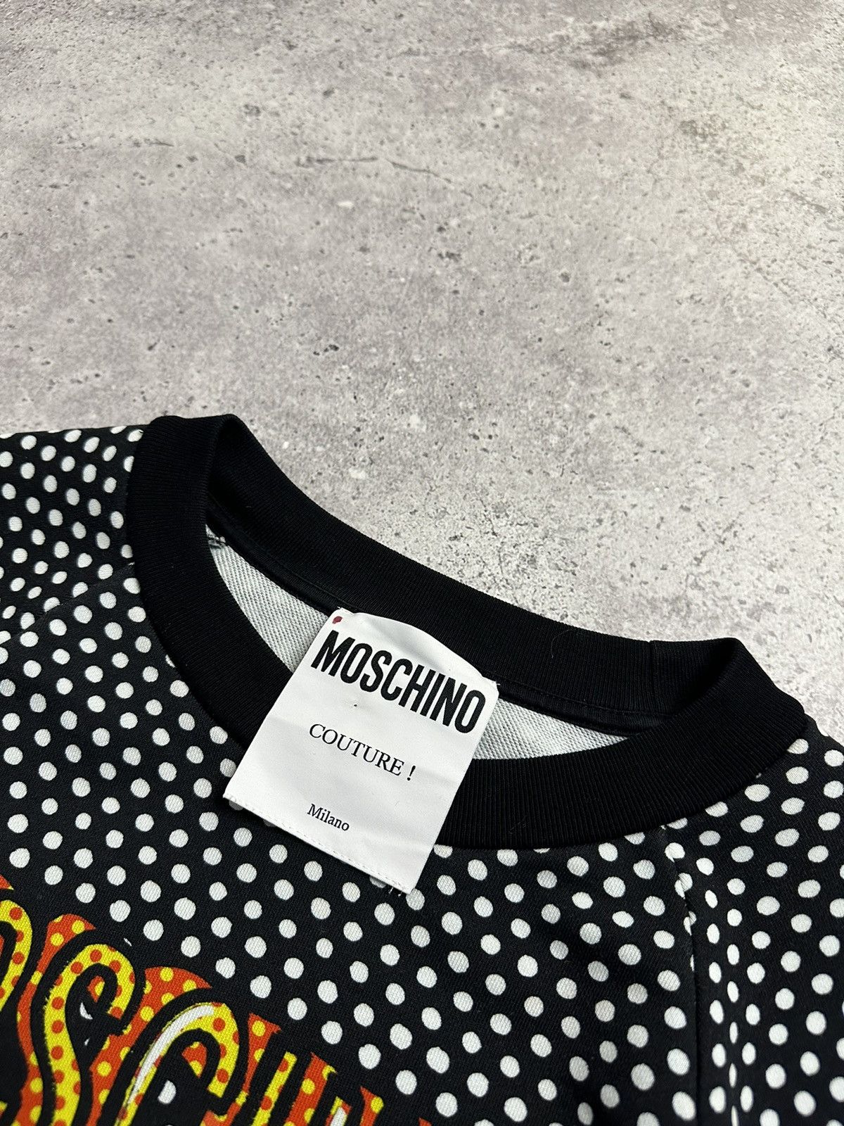 Moschino Moschino Couture Milano Full Print Multicolor Swetshirt Size S / US 4 / IT 40 - 6 Thumbnail