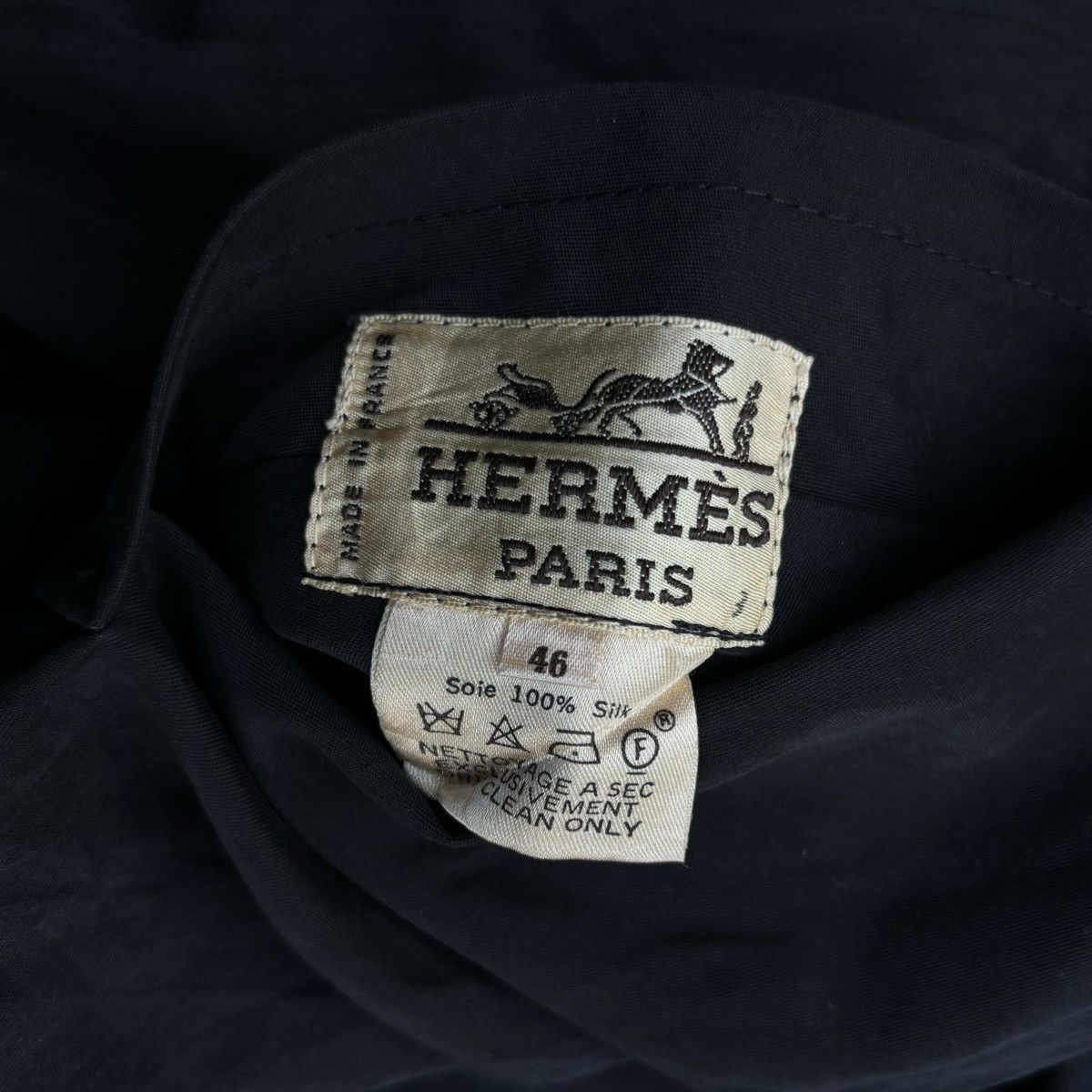 Hermes Vintage Hermes "Torana" Silk Bomber Jacket Size US S / EU 44-46 / 1 - 15 Thumbnail