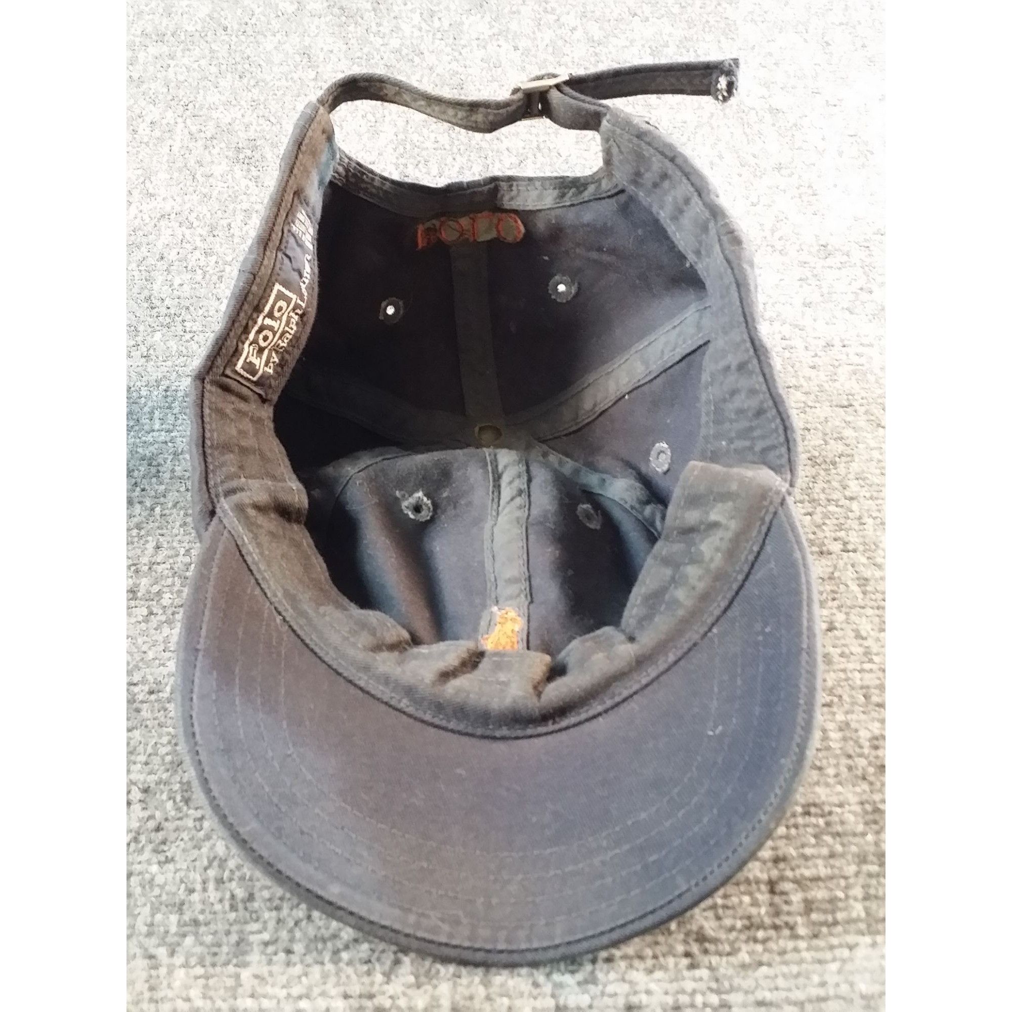 Polo Ralph Lauren Vintage Polo Ralph Lauren Strapback Hat Blue Logo Casual Cla Size ONE SIZE - 6 Thumbnail