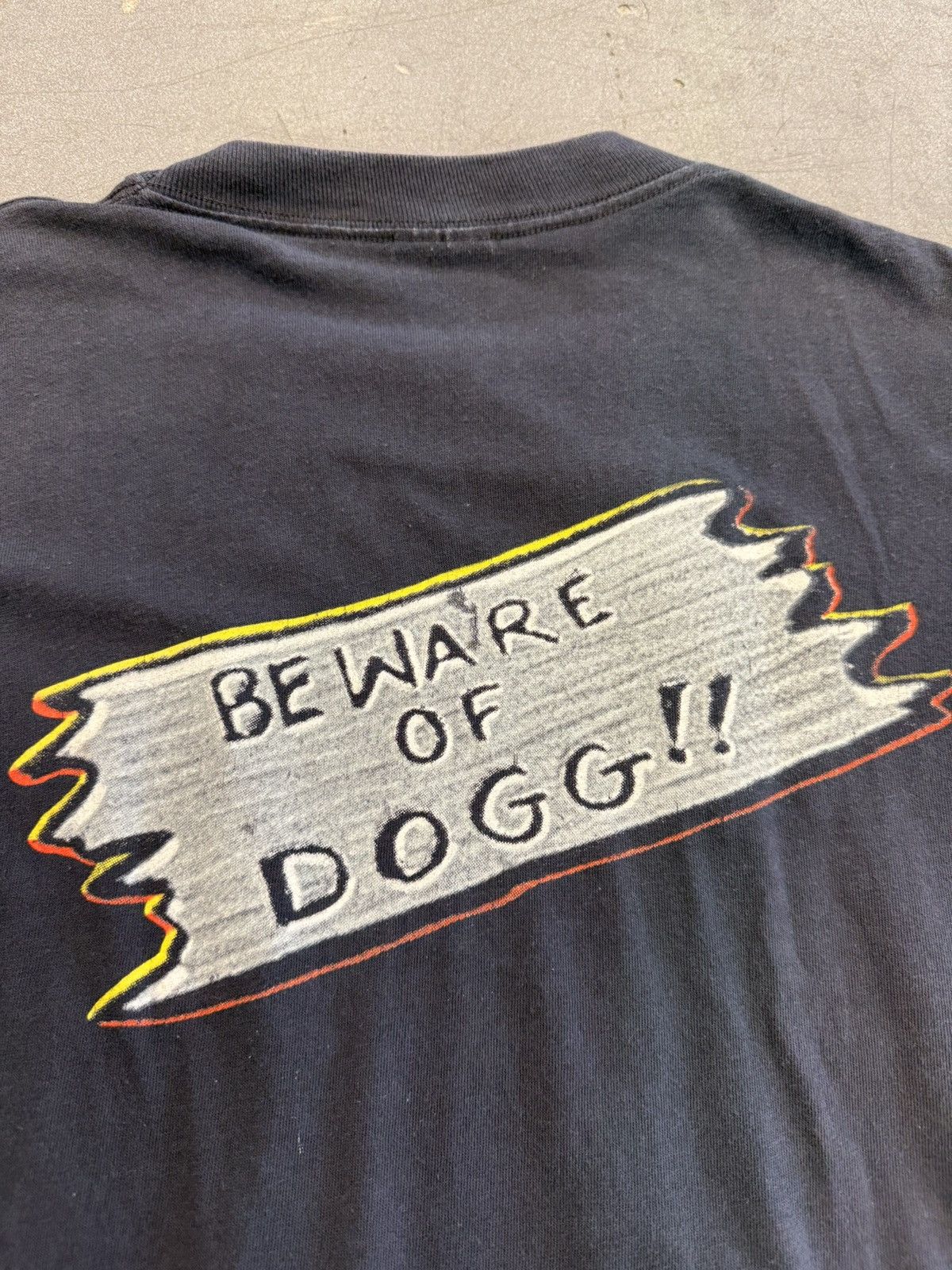 Rap Tees × Vintage 1993 Vintage Snoop Doggy Dogg Beware Of Dogg Rap Tee Size US XL / EU 56 / 4 - 3 Thumbnail