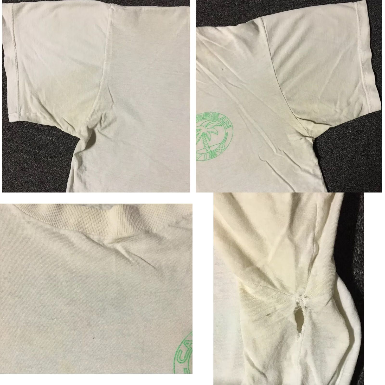 Vintage VINTAGE Panama Shirt S White Beach Art 80s Grunge Surf Ocean Pacific Nike Brand Single Stitch Mens T-Shirt Size US S / EU 44-46 / 1 - 9 Thumbnail