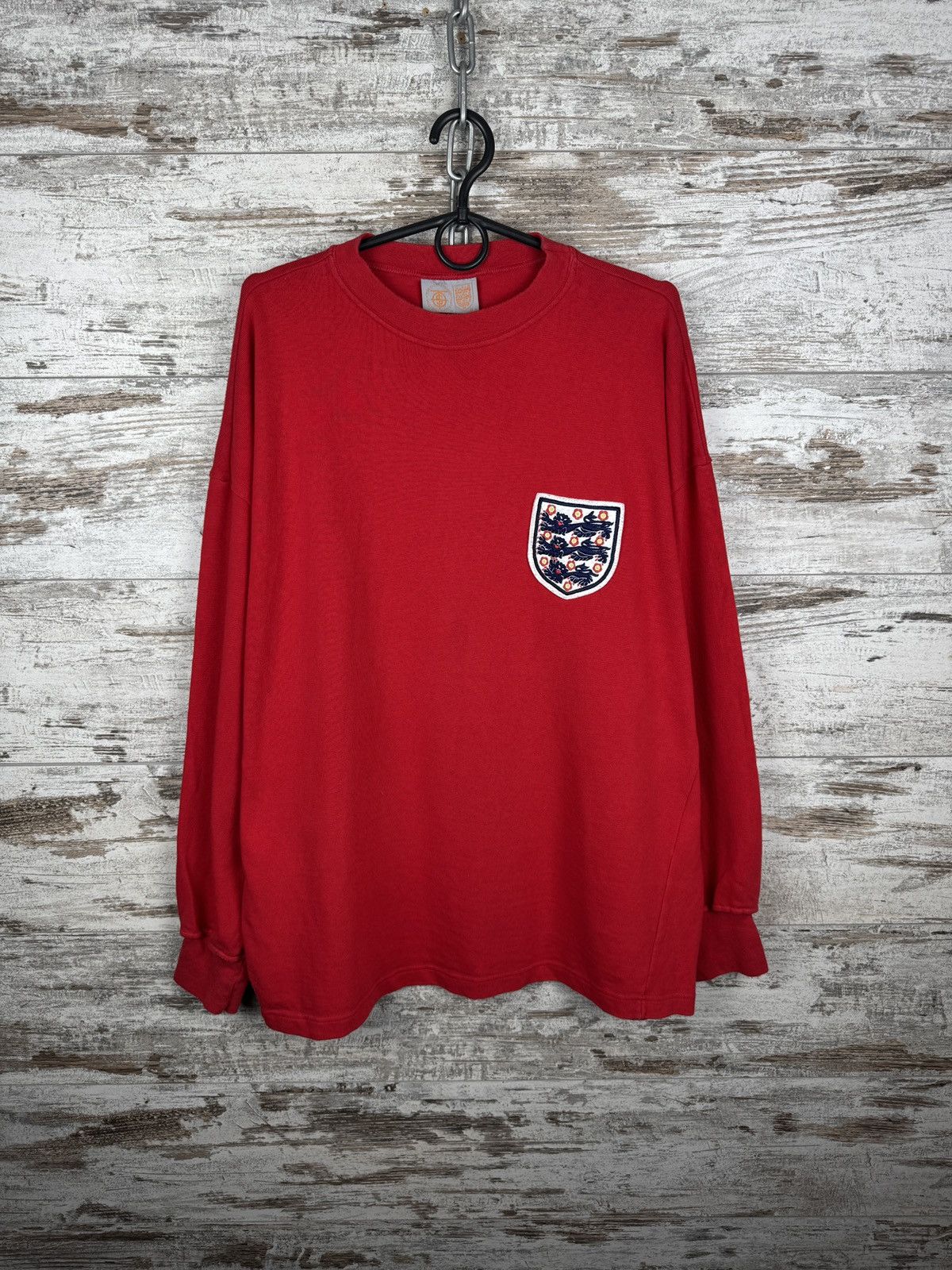 Vintage England National Team 1966 world cup sweatshirt long-sleeve Size US XL / EU 56 / 4 - 1 Thumbnail