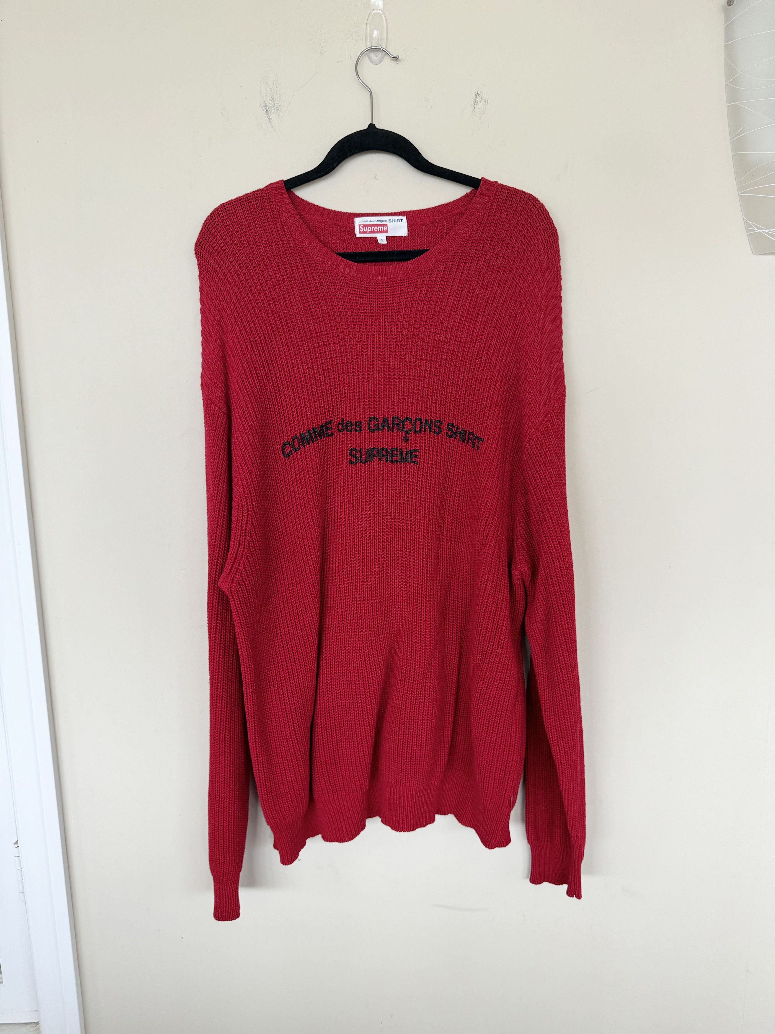 Comme Des Garcons Supreme Cdg Shirt Sweater | Grailed