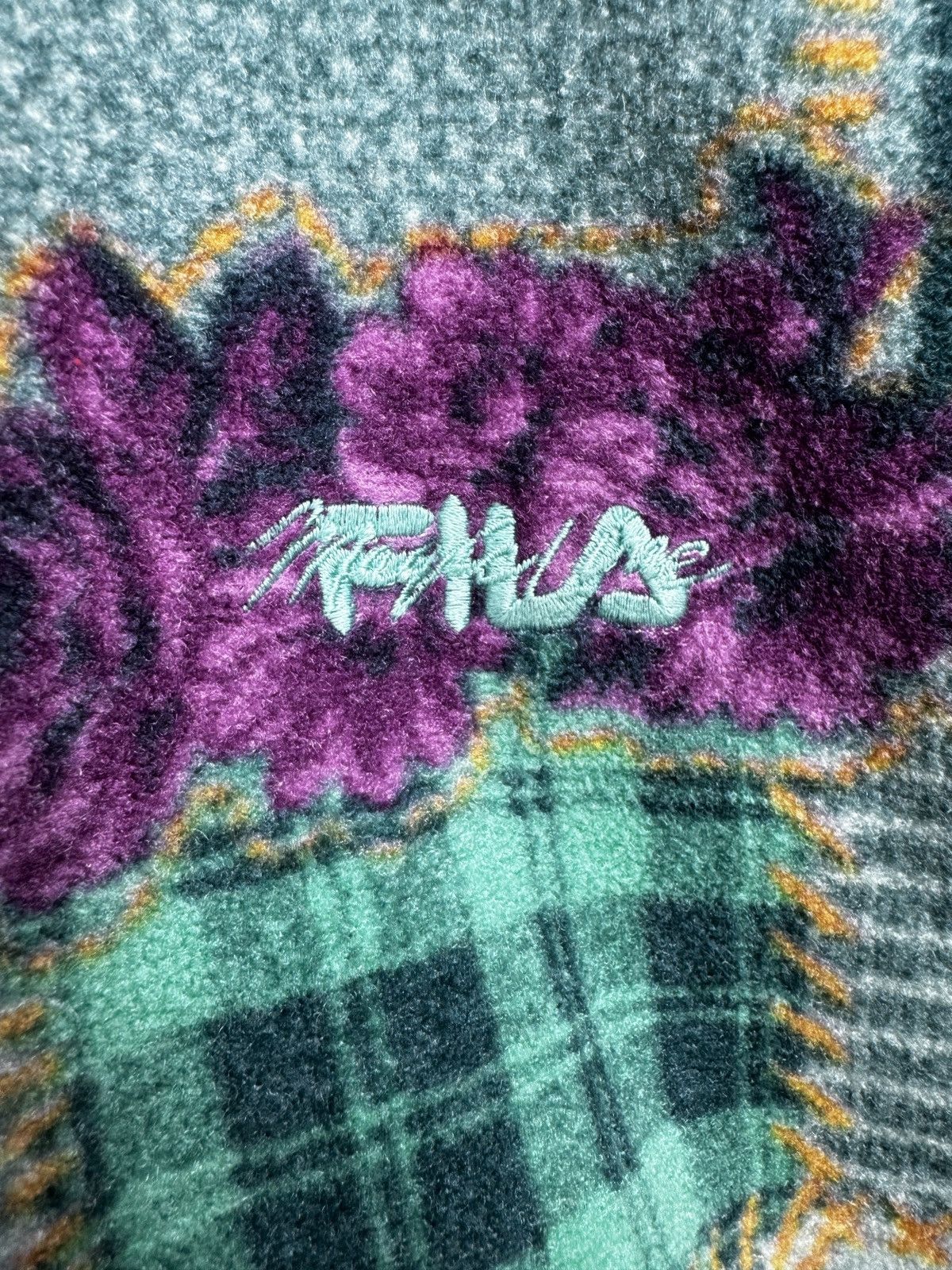 Fila Vintage 90s Fila patchwork logo half-button Snap-T oversized Size XL / US 12-14 / IT 48-50 - 4 Thumbnail