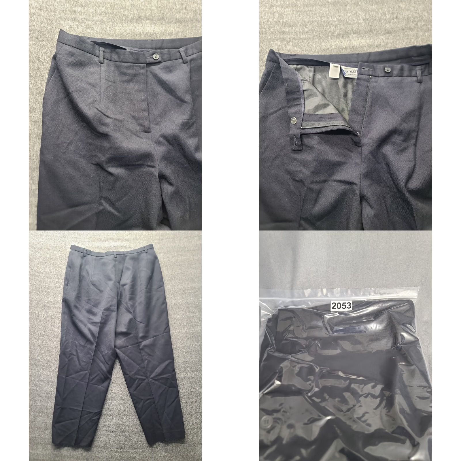 Pendleton Pendleton Pants Womens 16 33x27 Regular Fit Straight Leg Lined Wool Office Work Black 90s USA Mens Womens Size 24" / US 00 / IT 34 - 8 Thumbnail