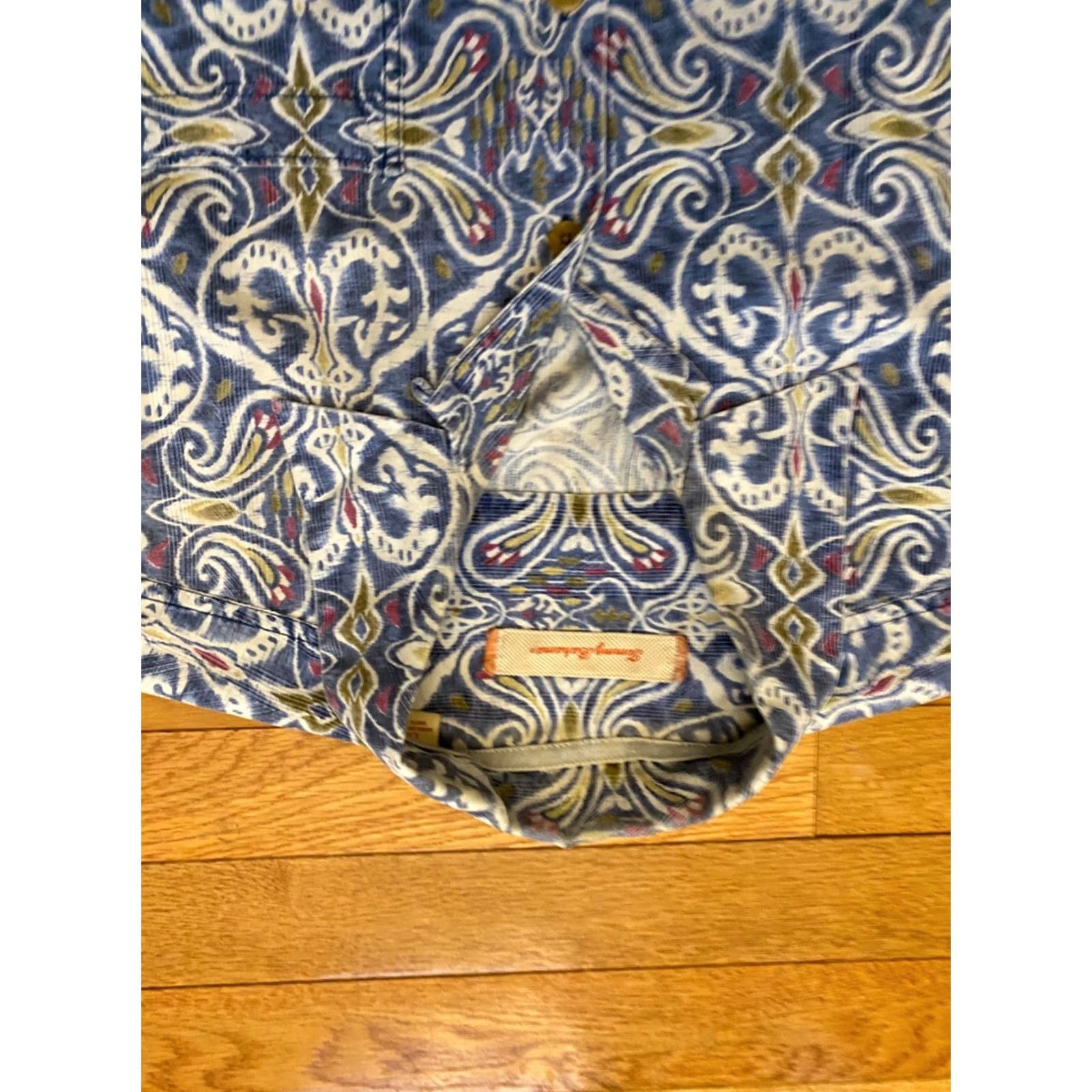 Tommy Bahama Tommy Bahama Mens Hawaiian Shirt L Colorful Floral Paisley 100% Silk Button Up Size US L / EU 52-54 / 3 - 3 Thumbnail