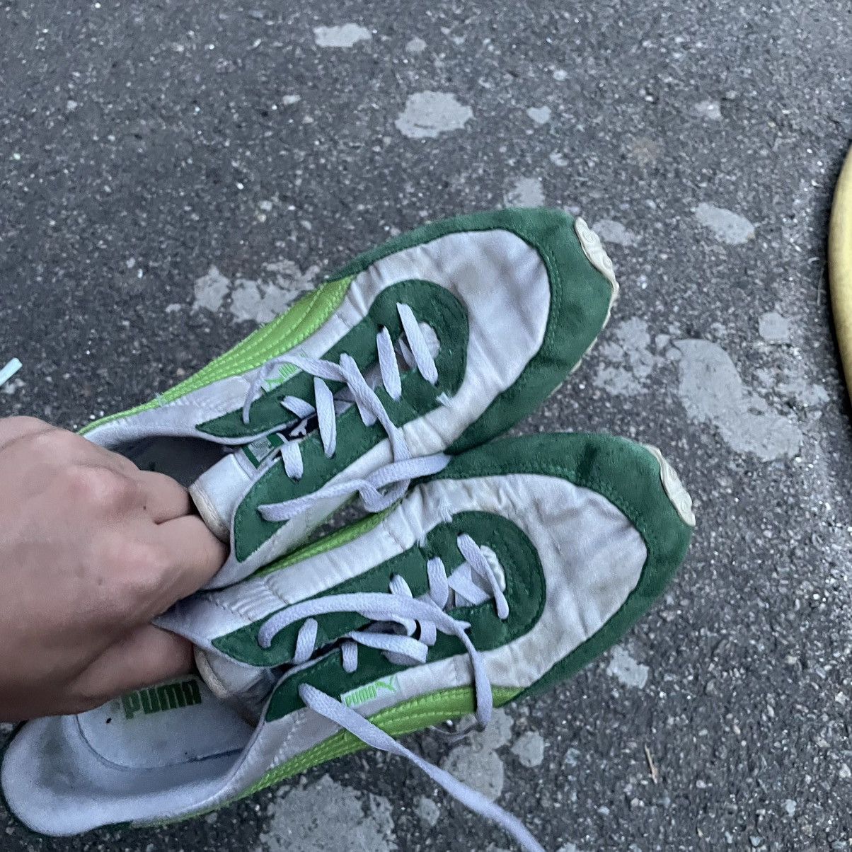 Puma Rare Vintage Suede Puma Speed Cat Sneakers boots shoes green Size US 8.5 / IT 38.5 - 4 Thumbnail