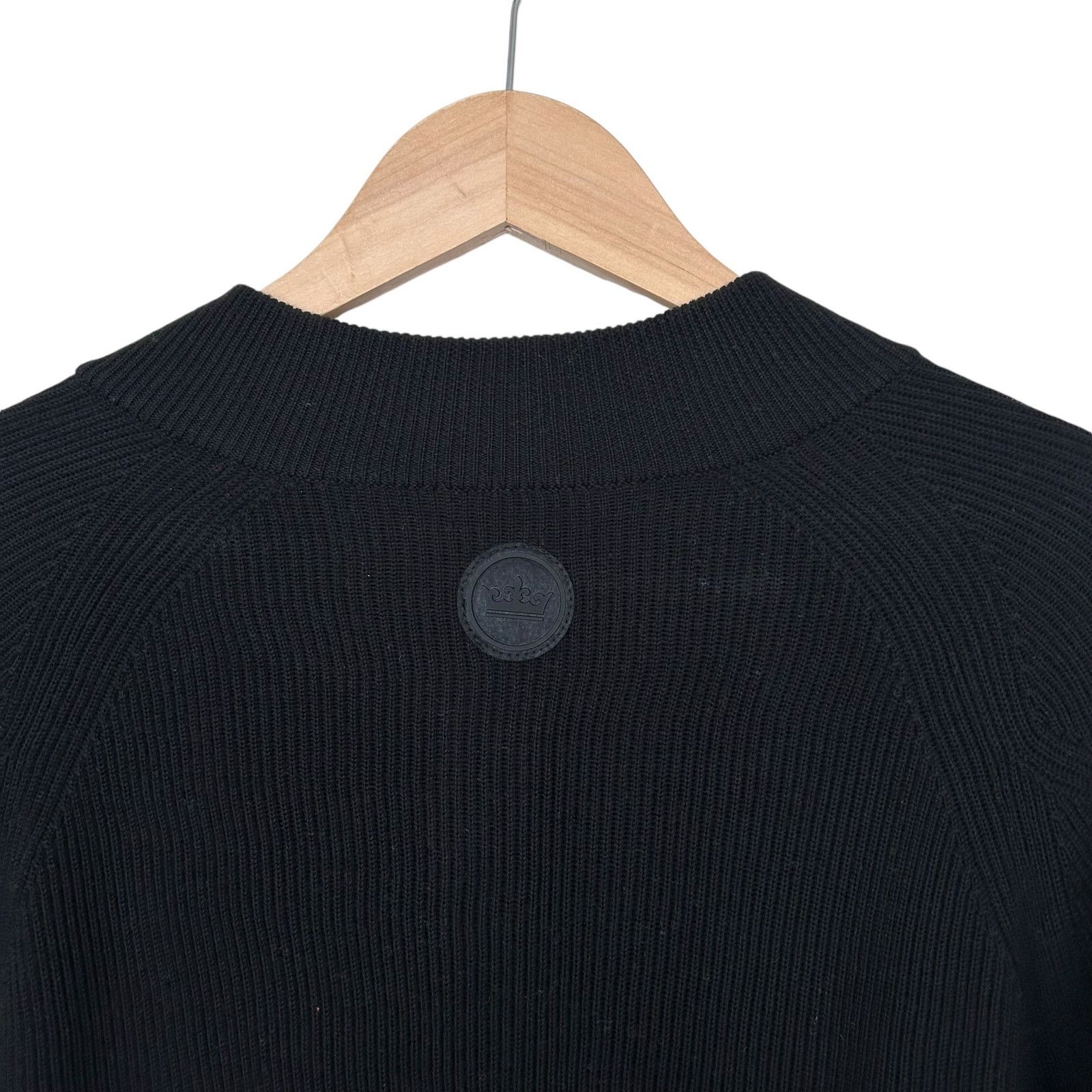 Peter Millar Peter Millar Crown Black Merino Wool Apres Ski Sweater Sz L Size US L / EU 52-54 / 3 - 7 Thumbnail