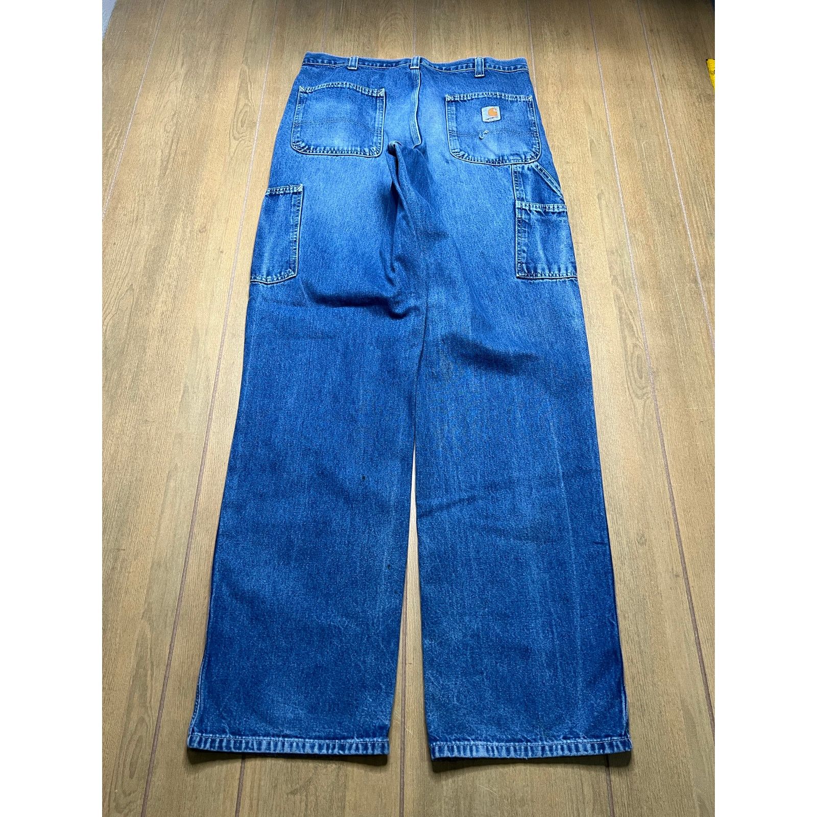Carhartt Carhartt Double Knee Dungaree Fit Jeans 34x36 Workwear Denim Size US 34 / EU 50 - 3 Thumbnail
