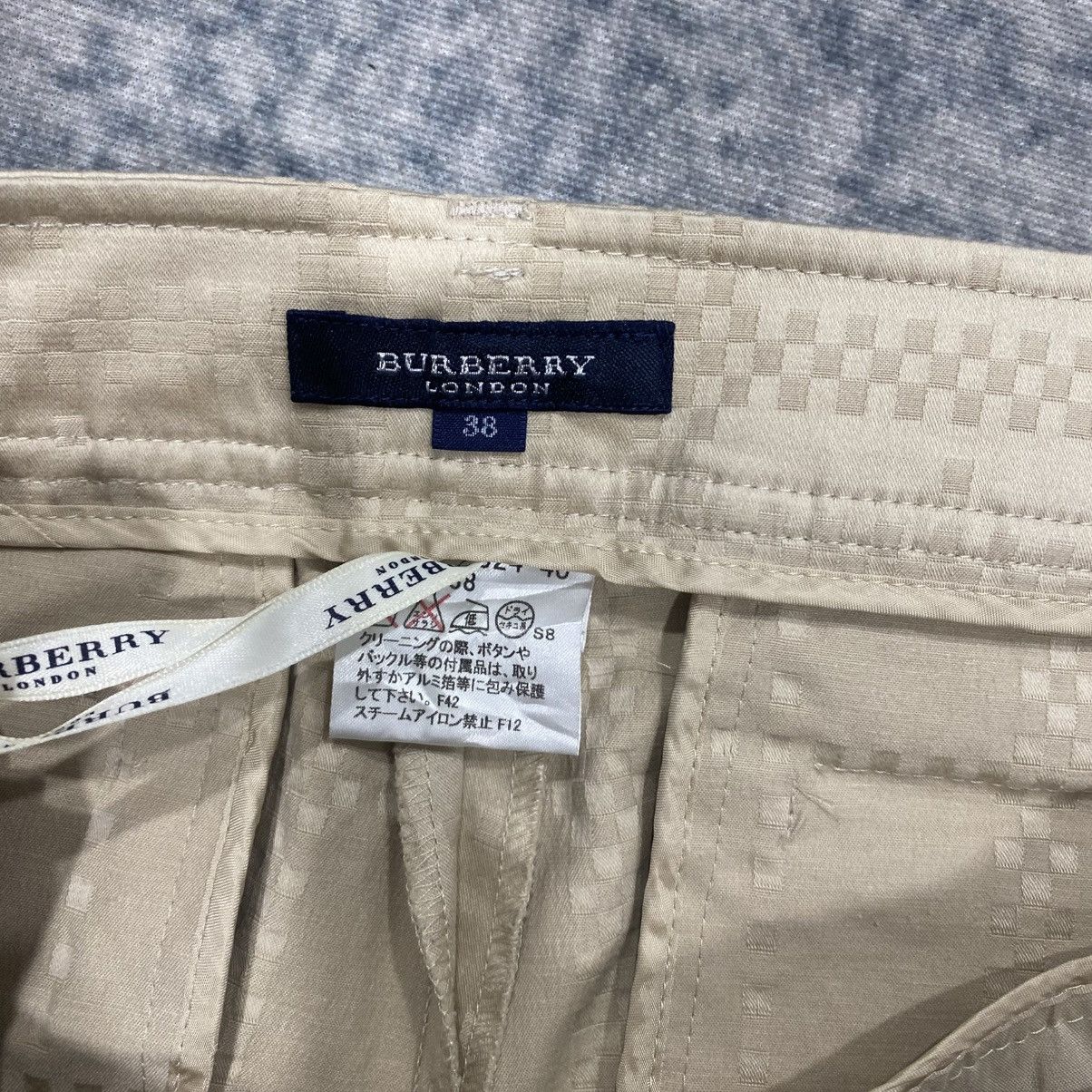 Burberry × Designer Sickkk☠️Burberry 3D Braille Flare Pants Trousers Size 29" - 7 Thumbnail