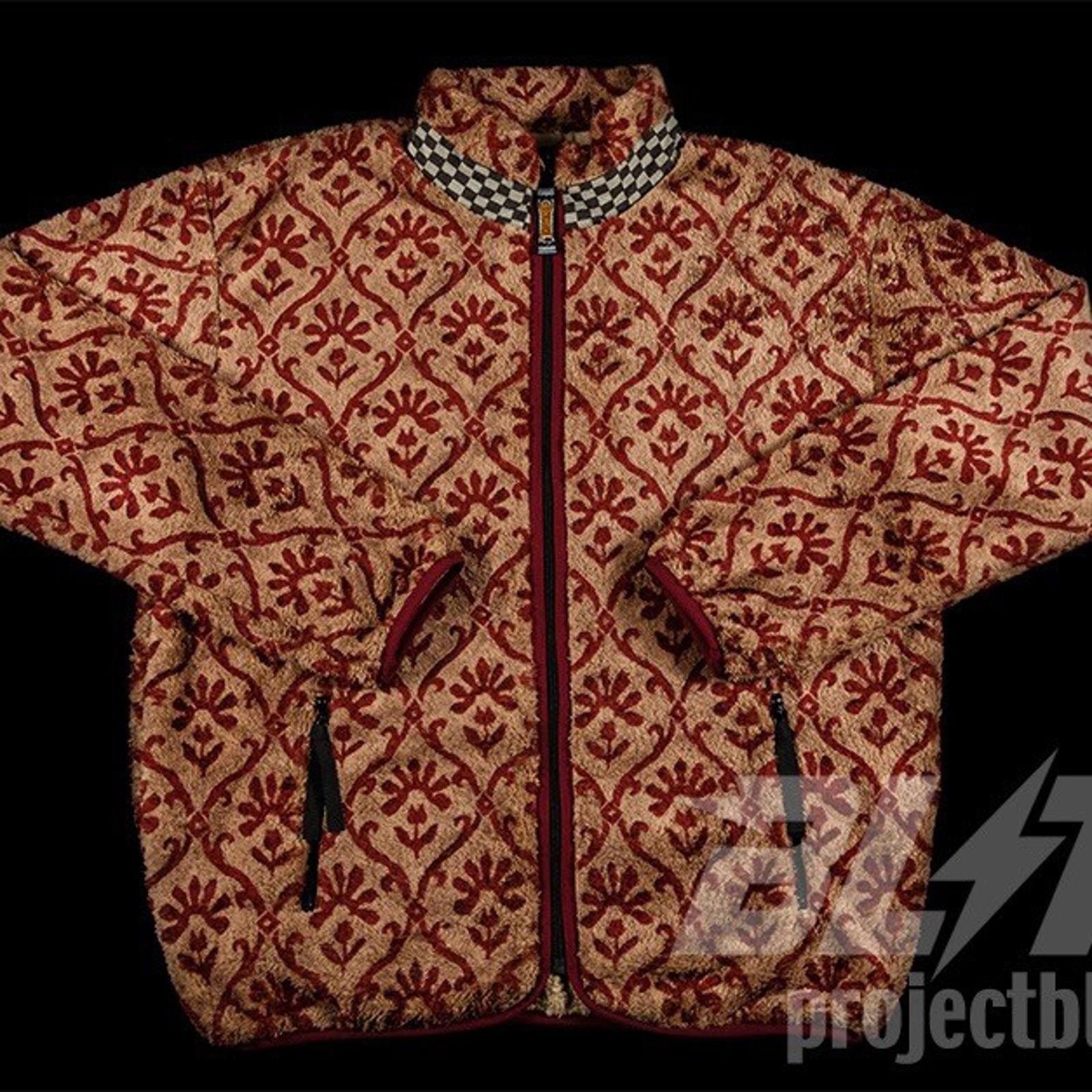 Kapital Kapital Yosemite Arabesque Fleece Zip Blouson Beige Size 5 Size US XXL / EU 58 / 5 - 1 Thumbnail