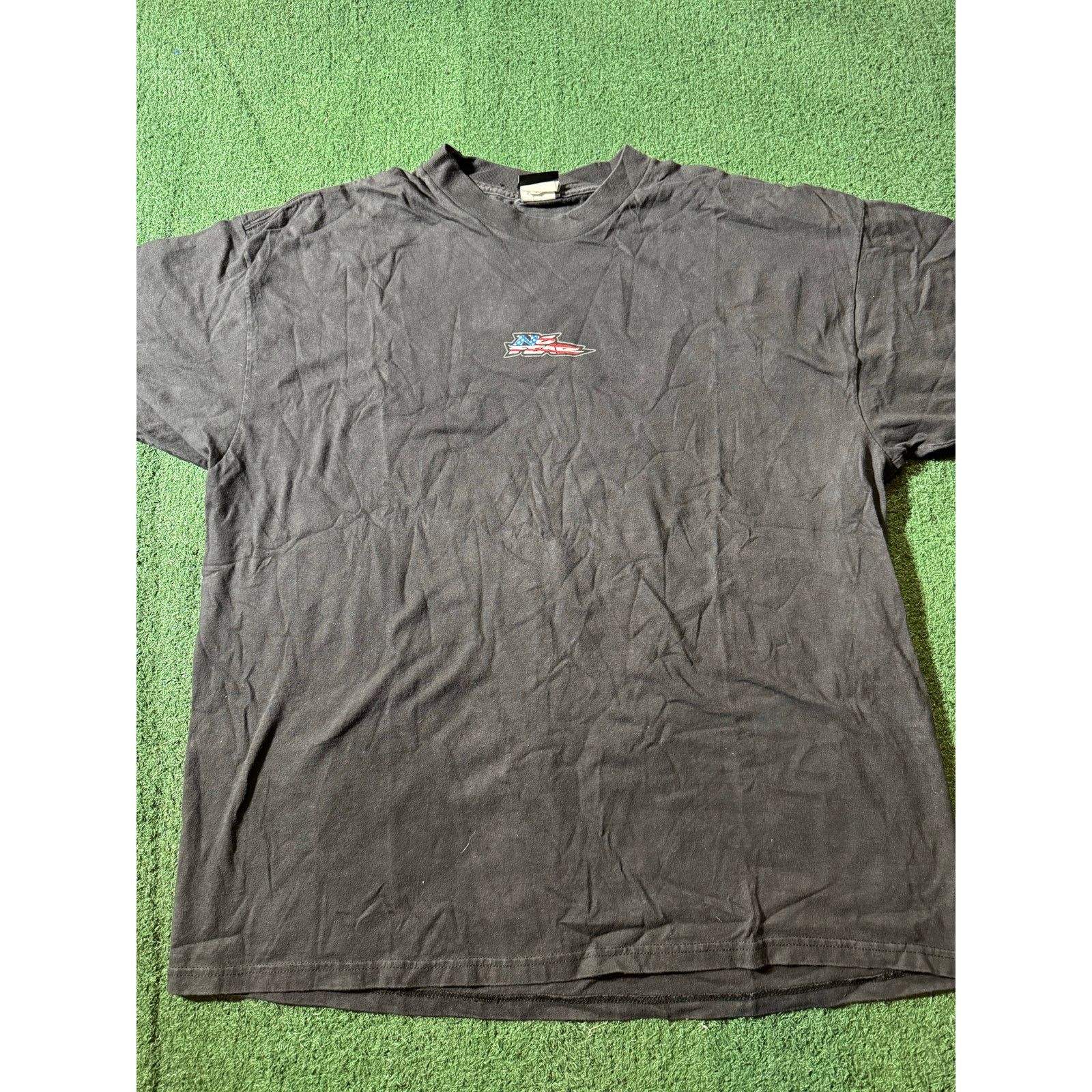 No Fear VTG No Fear Racing Tee Shirt Black Size XL early 2000s Size US XL / EU 56 / 4 - 1 Thumbnail