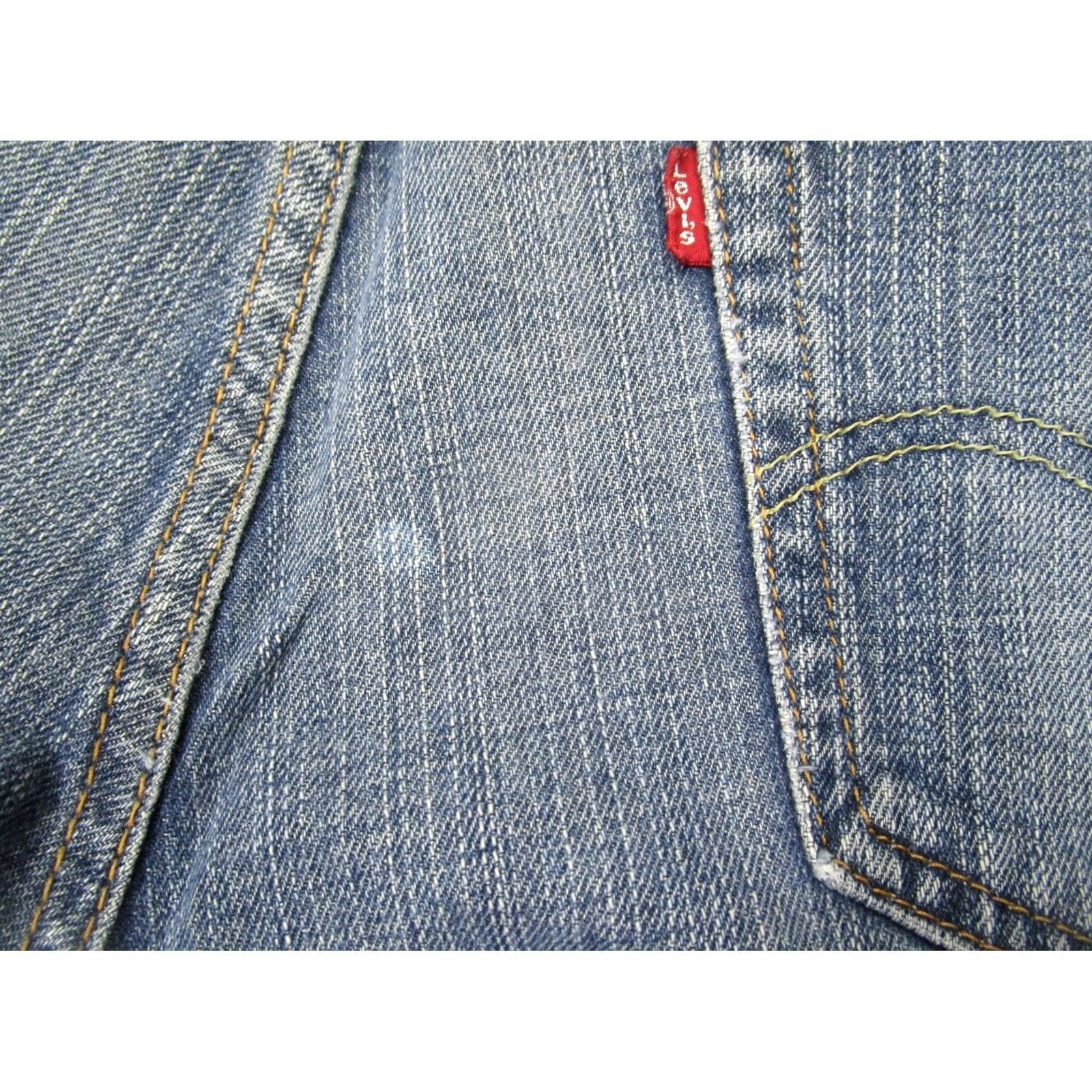 Levi's Levi's 559 Jeans Mens 34x34 Light Blue Straight Denim Relaxed Pants 5-Pocket Logo Retro School Size US 34 / EU 50 - 6 Thumbnail