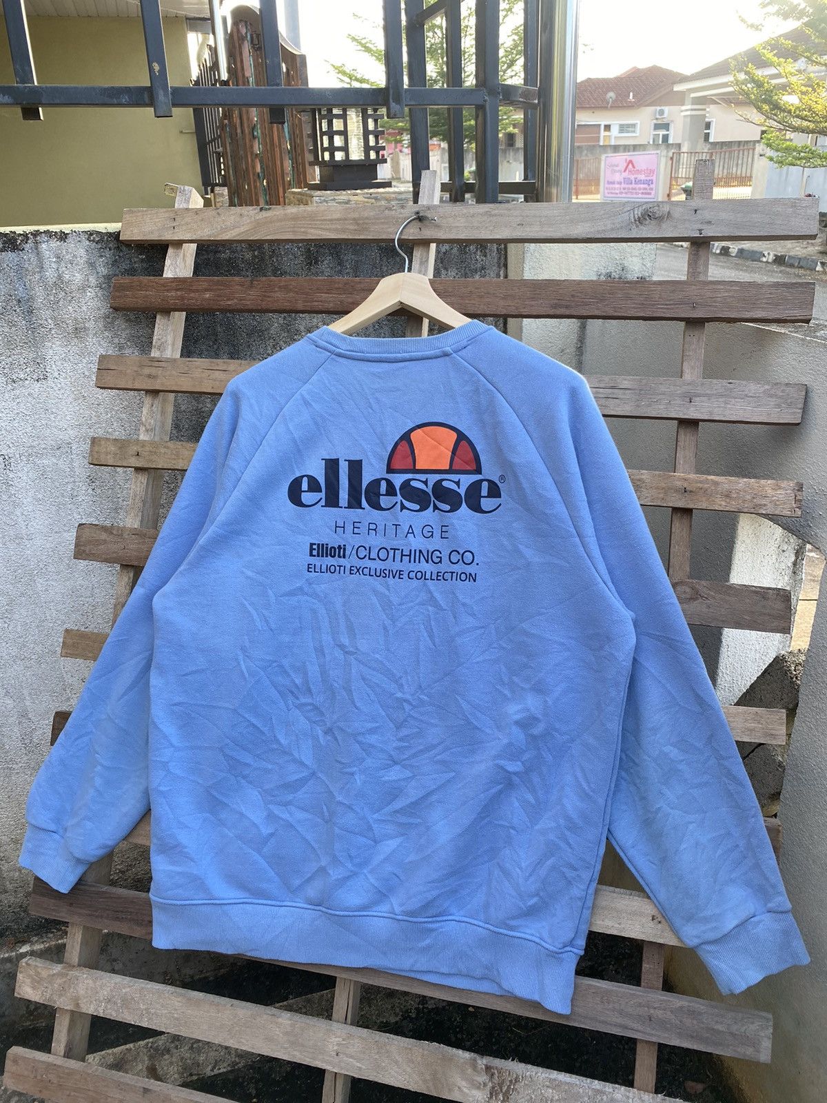 Vintage Vintage Ellesse Sweatshirt Big Logo Size US XXL / EU 58 / 5 - 6 Thumbnail