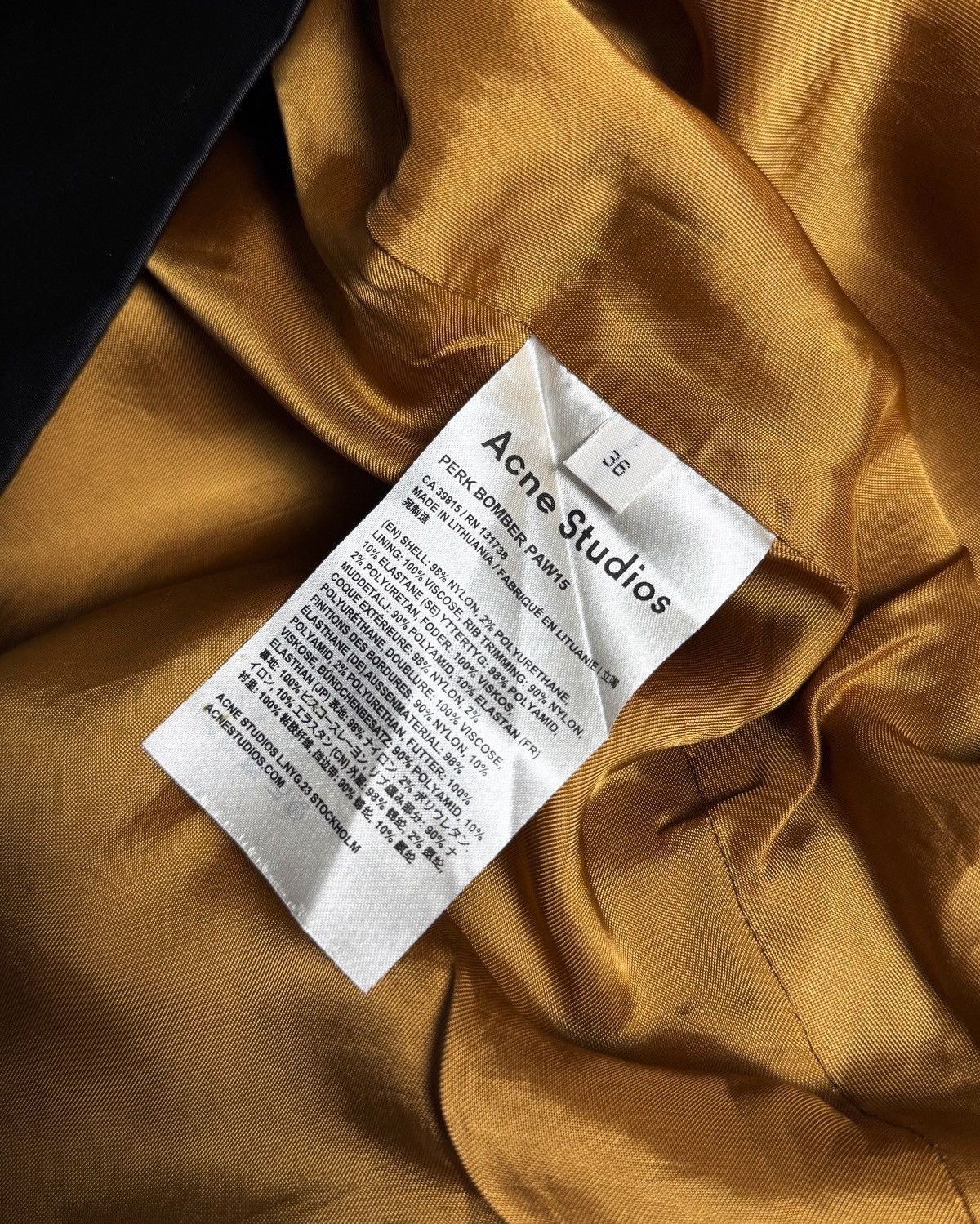 Acne Studios Acne Studios Nylon Bomber PAW15 Goth Designer Skirt Size 36 Size 27" / US 4 / IT 40 - 10 Thumbnail