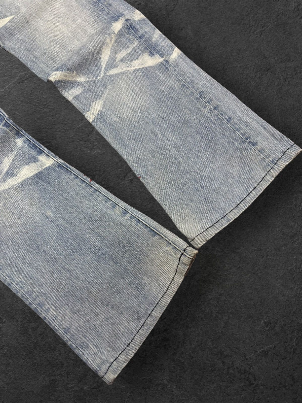 Tornado Mart Semanticdesign Bootcut Japan Grunge Sick Faded Jeans Size US 33 - 3 Thumbnail