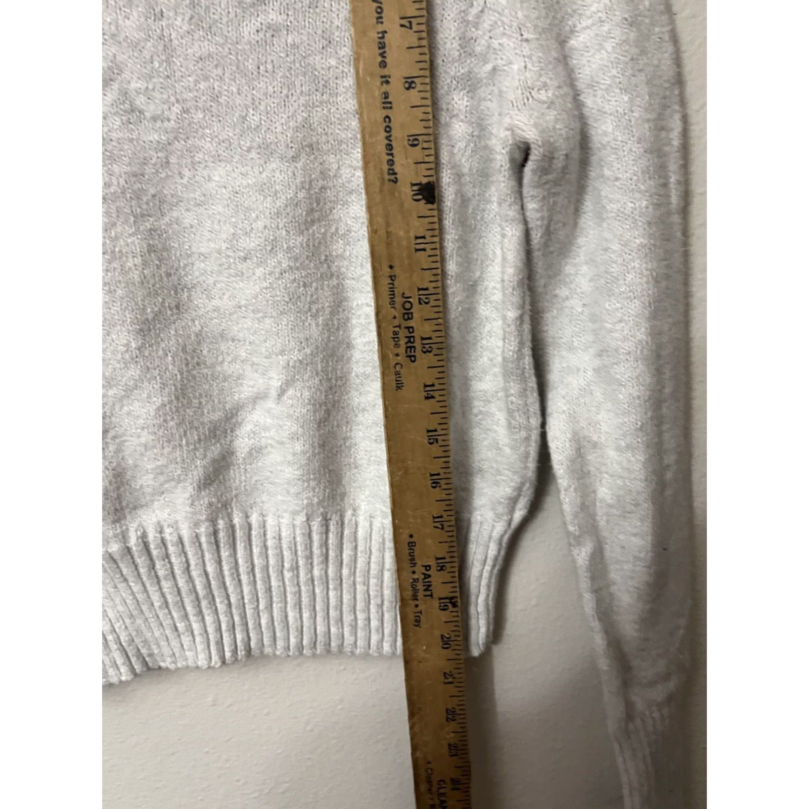 American Eagle Outfitters AMERICAN EAGLE WOMENS SWEATER SMILEY FACE MOCK NECK XS GREY Tailored for Women Vintage? (No, not vintage) Size XS / US 0-2 / IT 36-38 - 5 Thumbnail