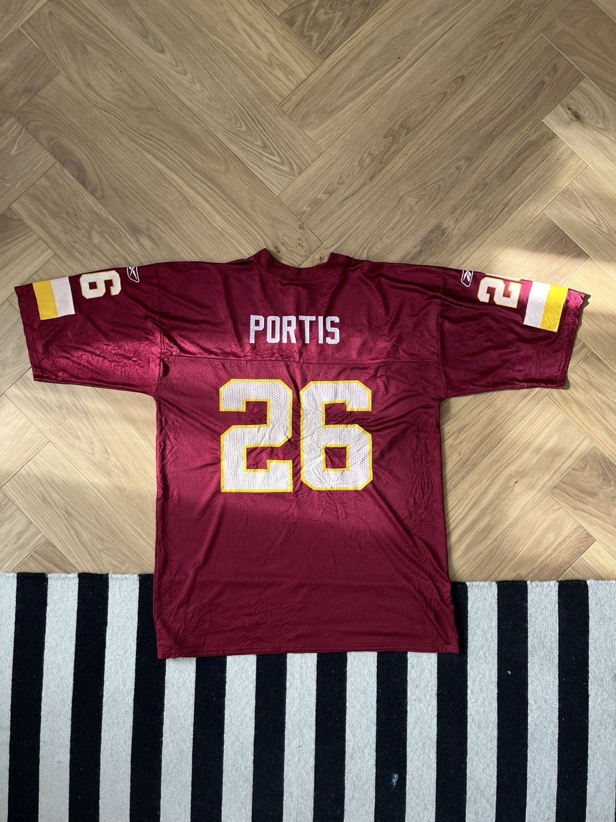 Reebok Vintage Washington Redskins #26 Clinton Portis Reebok NFL Size US L / EU 52-54 / 3 - 6 Thumbnail