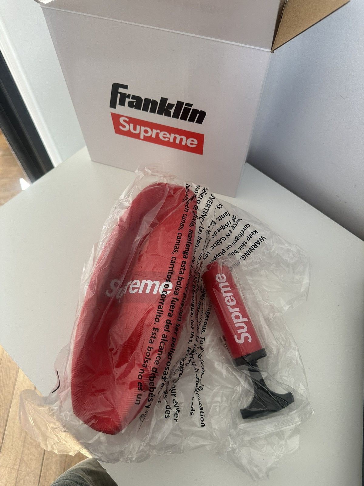 Supreme Supreme Franklin Playground Ball + Pump Size ONE SIZE - 4 Thumbnail