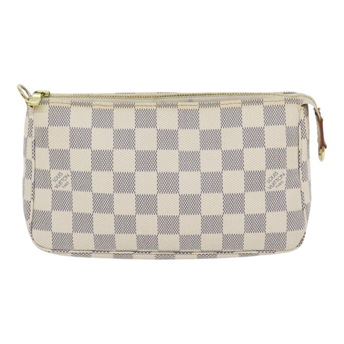 Louis Vuitton Pochette Accessoire Beige Canvas Clutch Bag (Pre-Owned) Size ONE SIZE - 1 Thumbnail