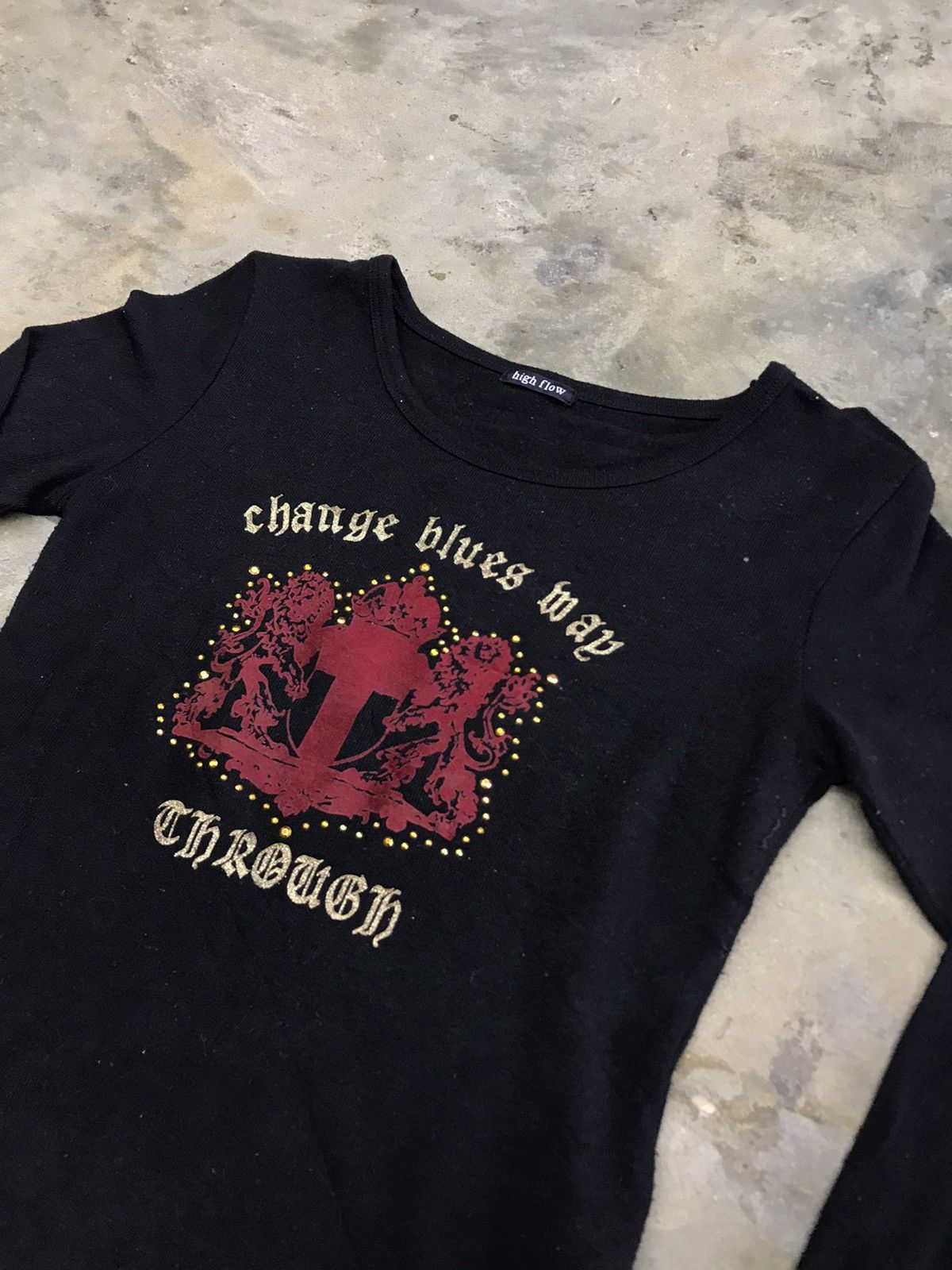 Japanese Brand High Flow Change Blues May Through Size L / US 10 / IT 46 - 3 Thumbnail