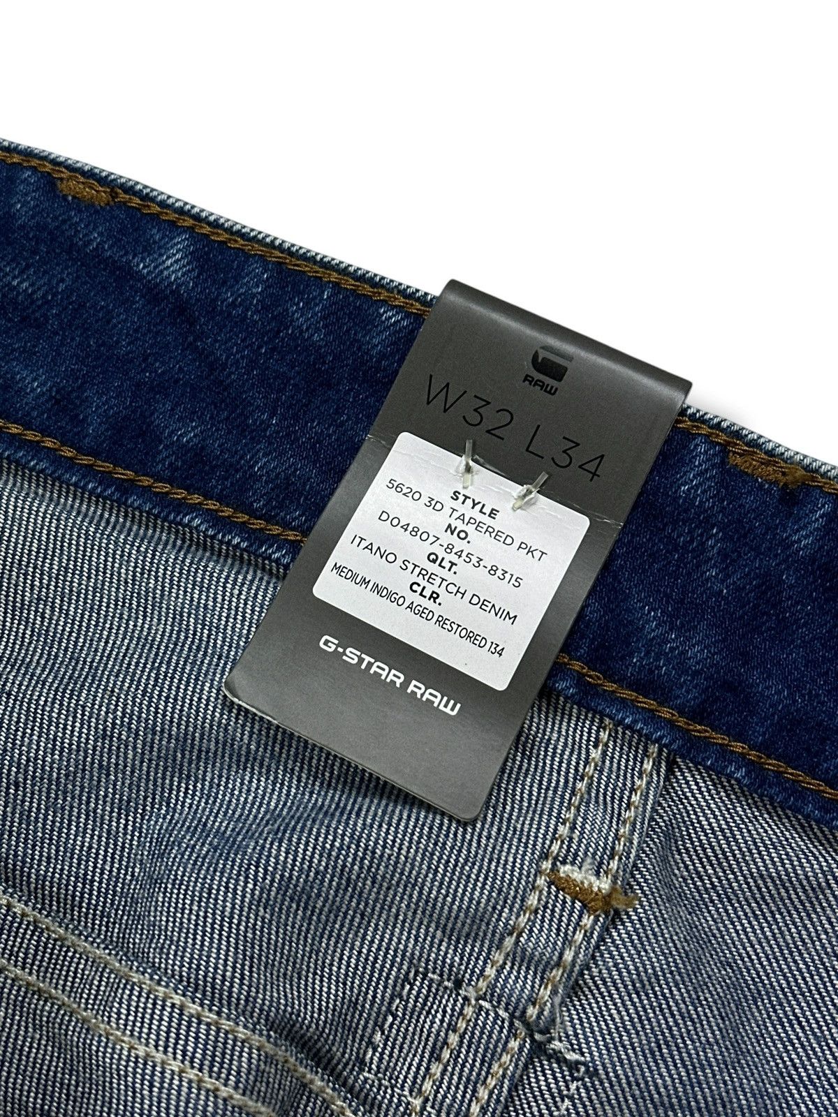 G-Star NWT🏷️ G-Star Raw 5620 3D Tapered Pkt Jeans Men’s Size W32 L34 Size US 32 / EU 48 - 7 Thumbnail