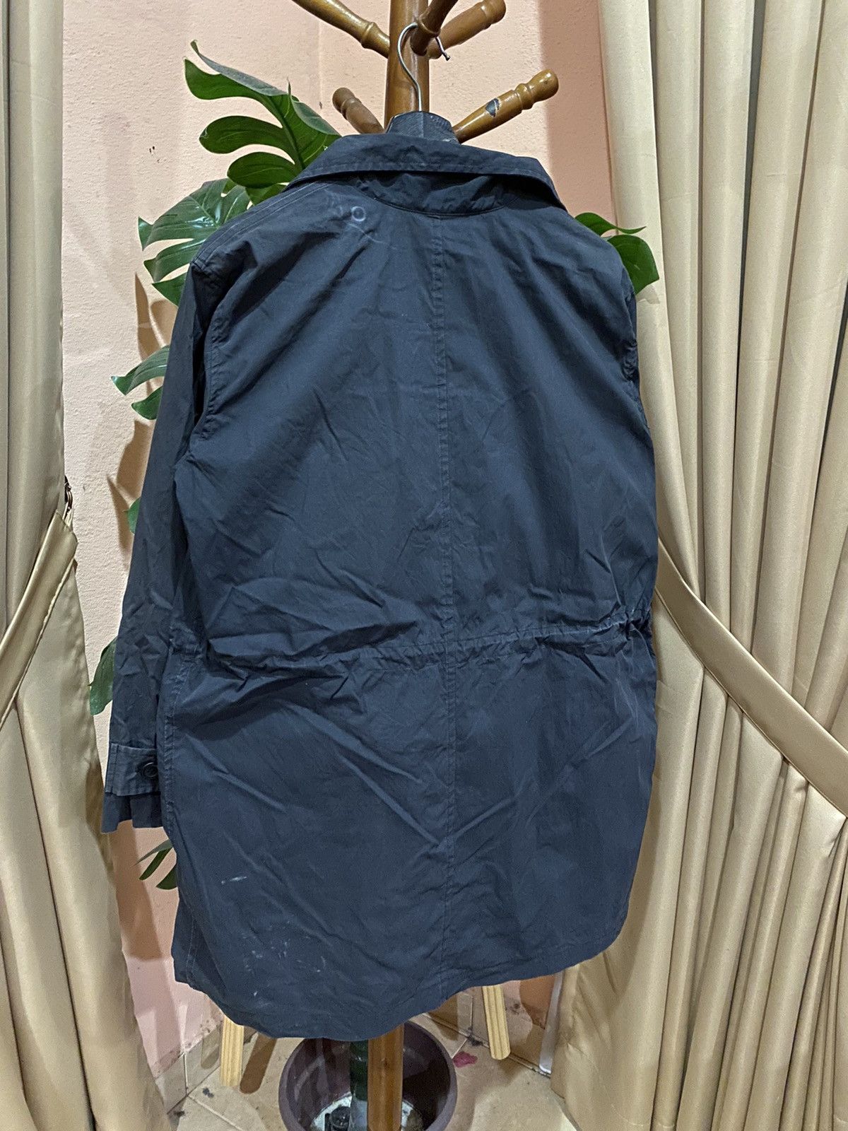 Issey Miyake Plantation Oversized Coat with Plaid Lining – Black Size US L / EU 52-54 / 3 - 11 Thumbnail