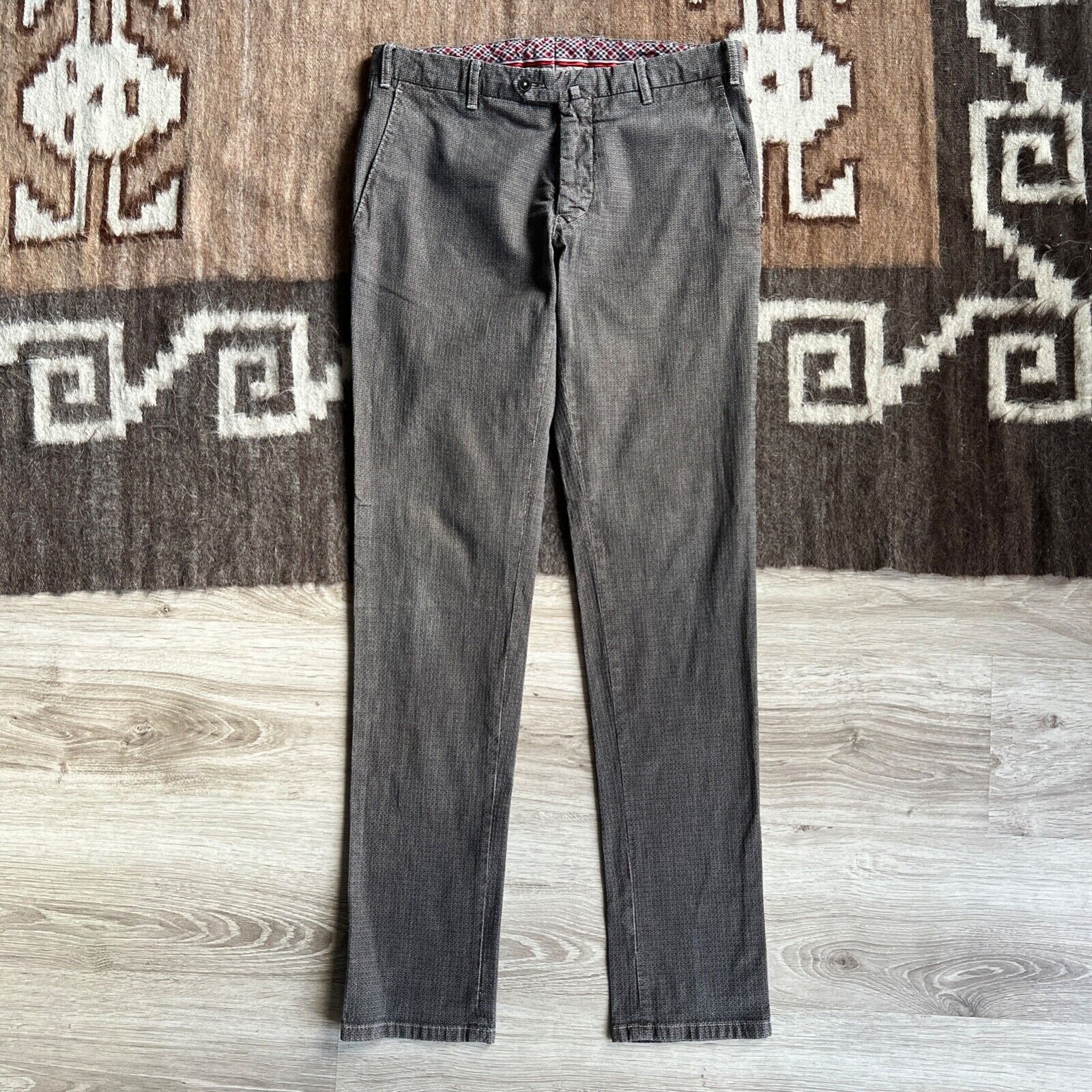 L.B.M. 1911 L.B.M. 1911 Cotton Slim Pants 8895AC Size US 34 / EU 50 - 2 Thumbnail
