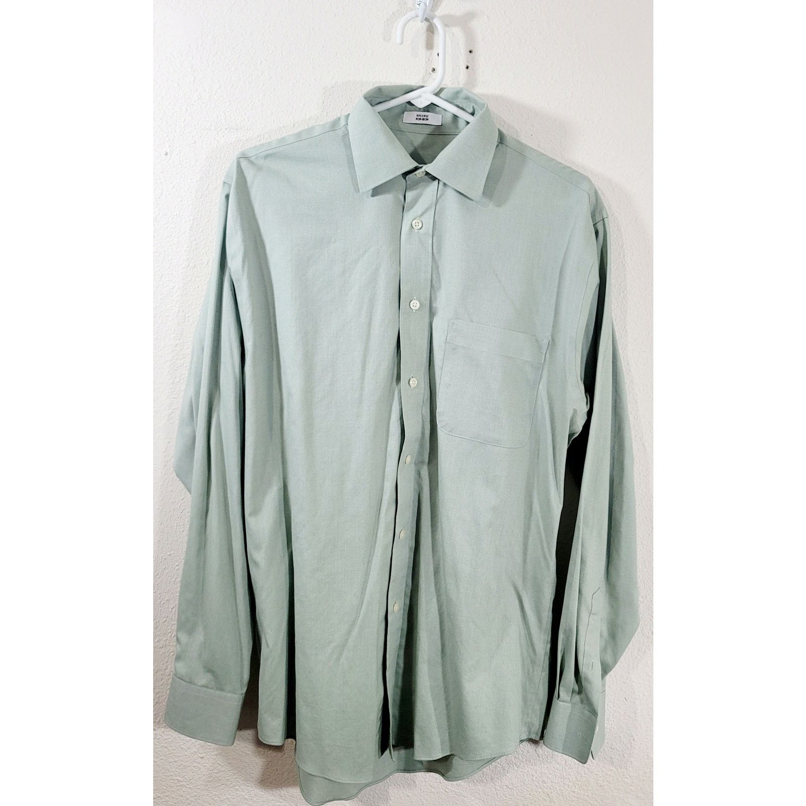 Other Joseph & Feiss Green 80's 2 Ply Button Up Shirt 15 34 35 Size US M / EU 48-50 / 2 - 5 Thumbnail
