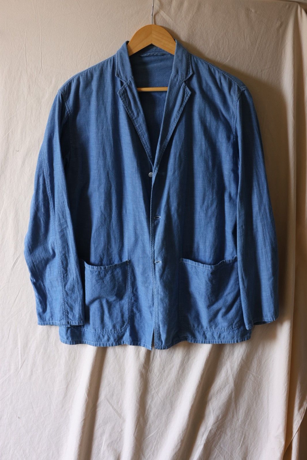 Comoli COMOLI Betachan Chambray Shirt Jacket 2 Size US M / EU 48-50 / 2 - 1 Thumbnail