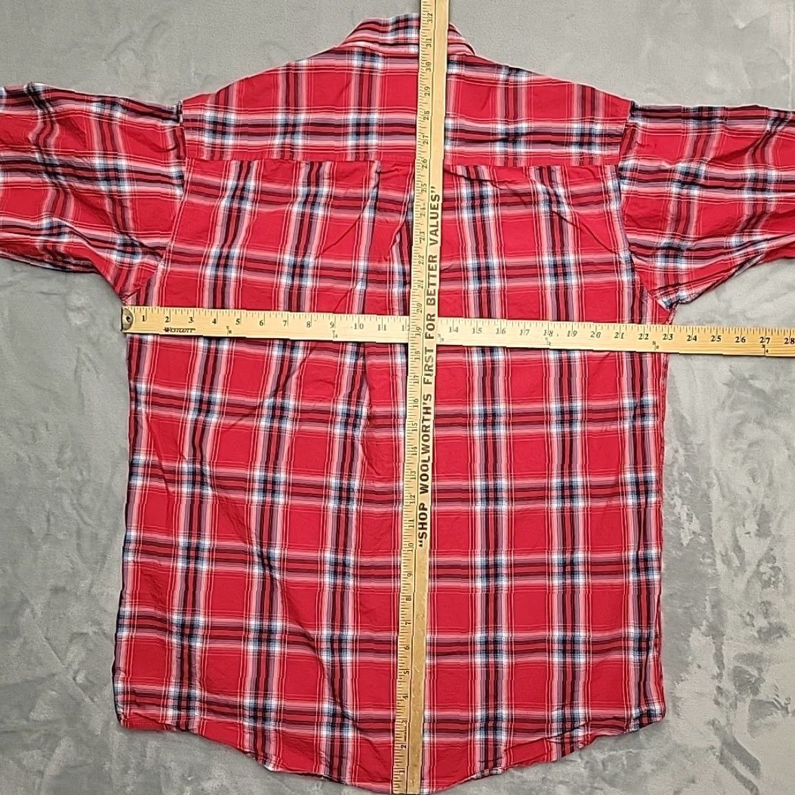 Vintage Cinch Shirt Mens Small Red Plaid Long Sleeve Button Down Western Cowboy Casual Size US S / EU 44-46 / 1 - 7 Thumbnail