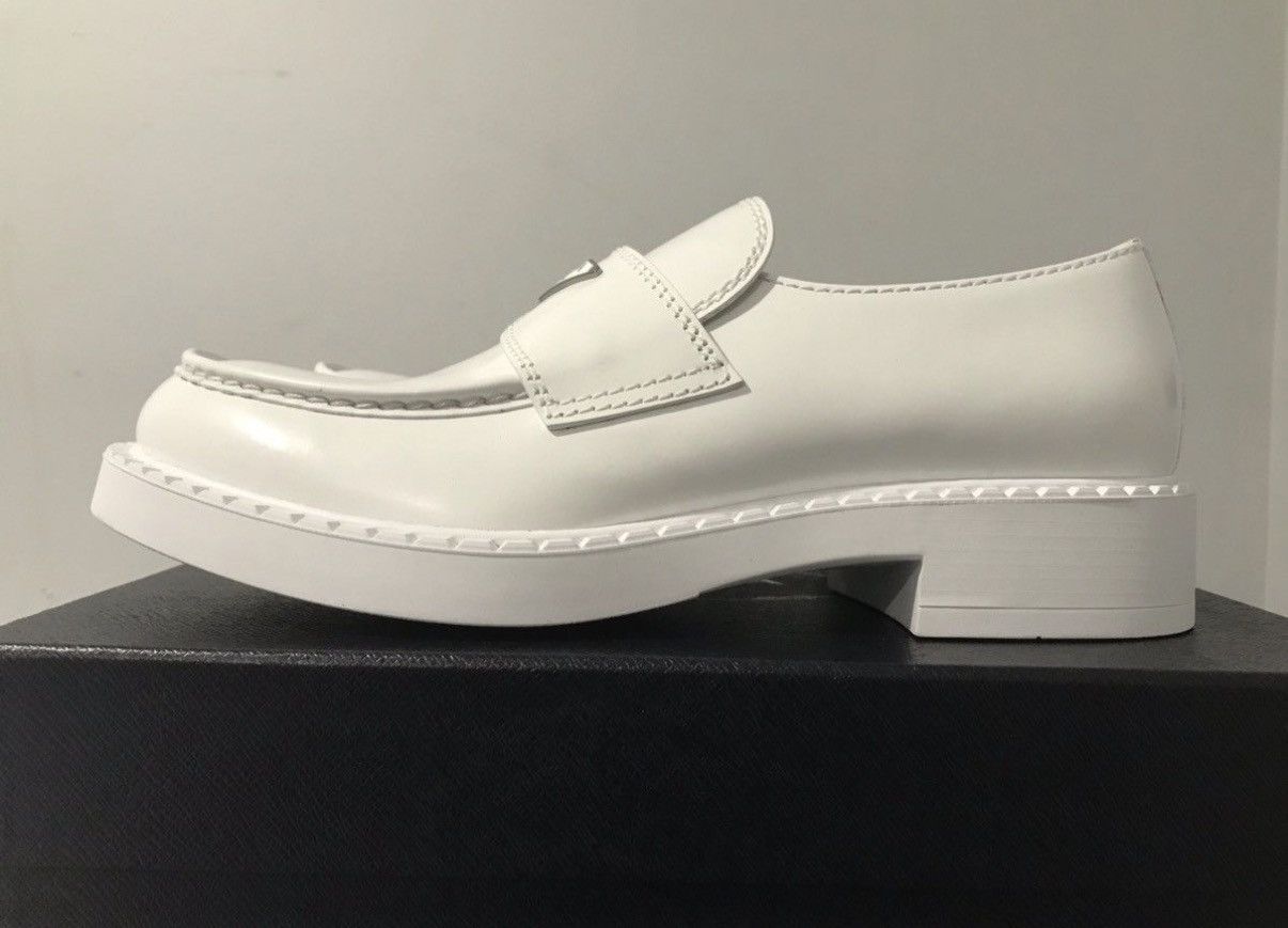 Prada Prada Brushed Leather Loafer Size US 10 / EU 43 - 4 Thumbnail